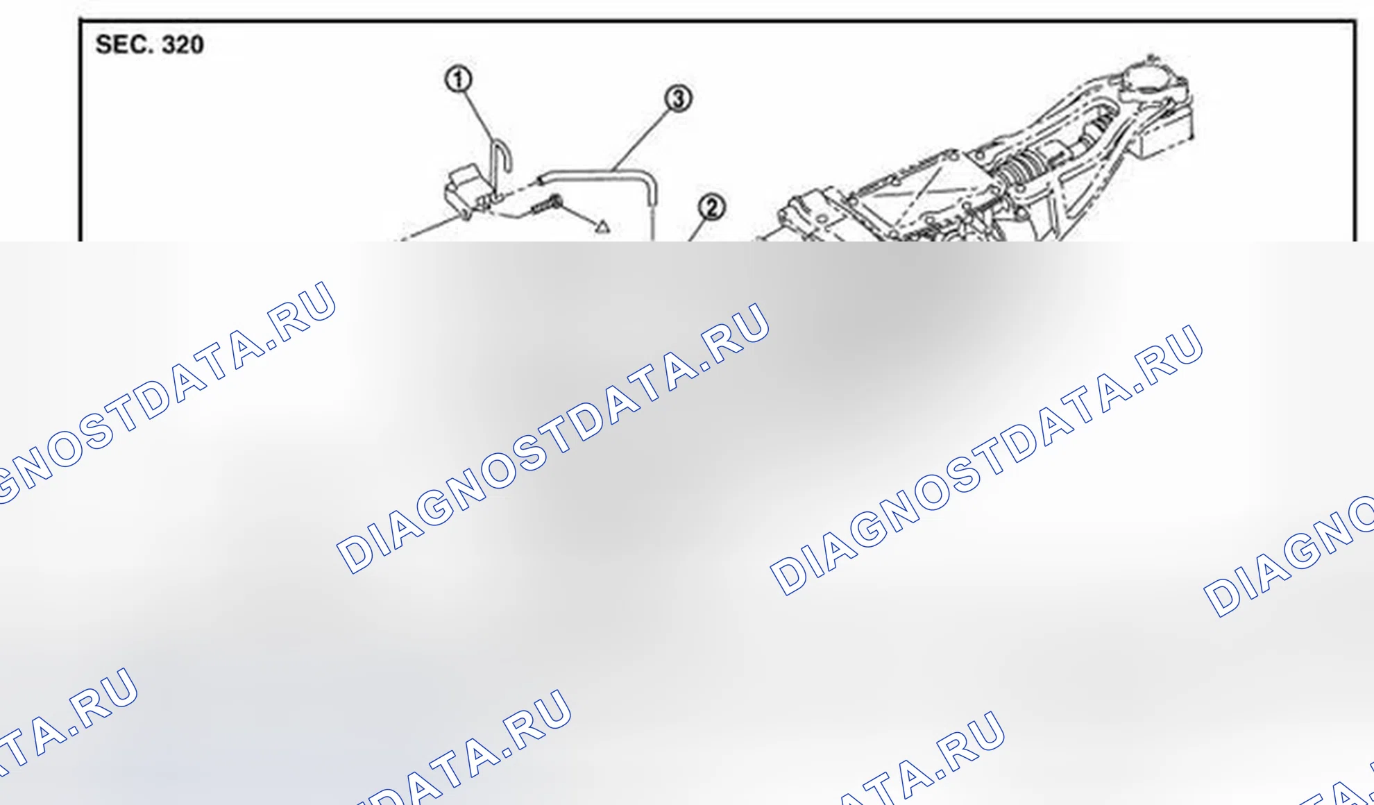 Рис. 304: Разнесенный вид. Infiniti G37 IV рестайлинг