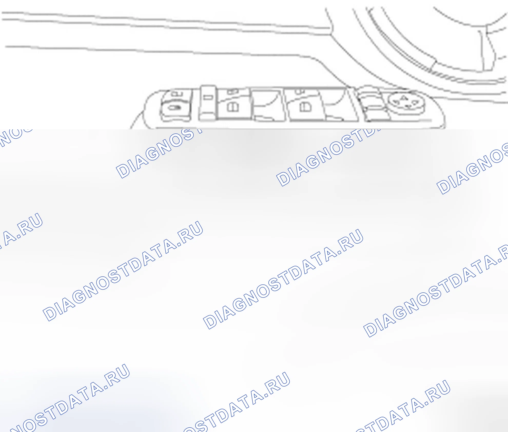 Рис. 18: ПЕРЕКЛЮЧАТЕЛЬ СИЛОВОГО ЗЕРКАЛА. Dodge Nitro I