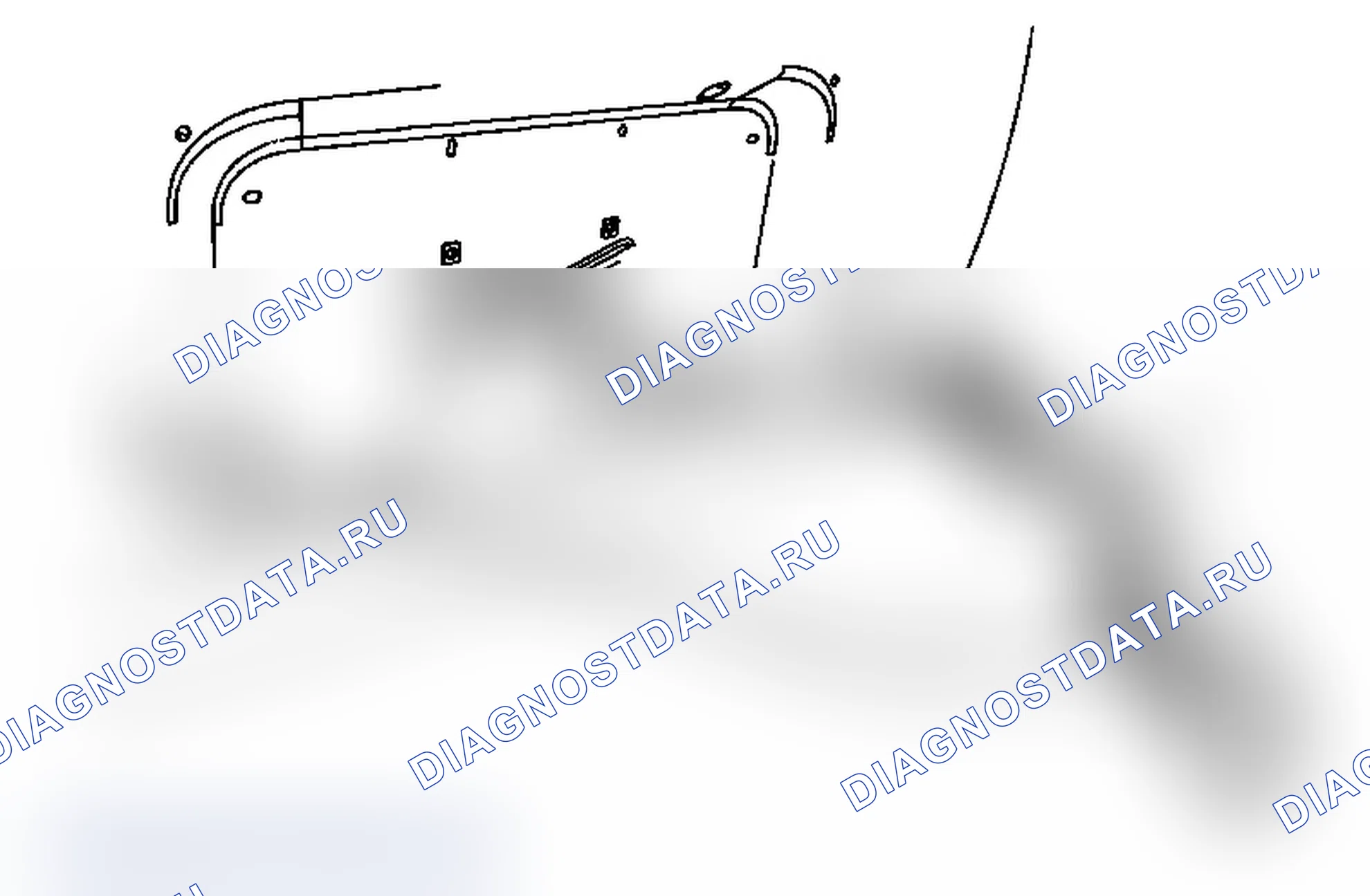 Рис. 14: Замена внешней рукоятки дверь багажника (кроме лавины и EXT Escalade). Chevrolet Tahoe III