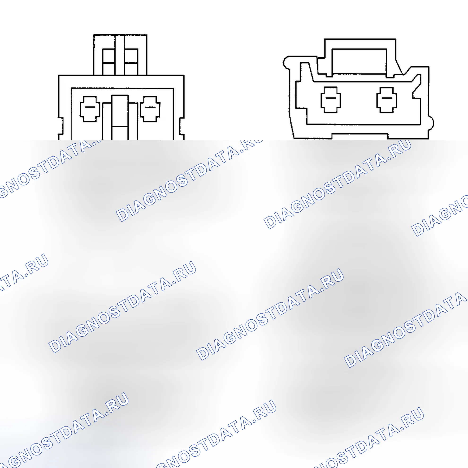 Рис. 2: ИДЕНТИФИКАЦИЯ СОЕДИНИТЕЛЯ. Chevrolet Chevy Express G3500 