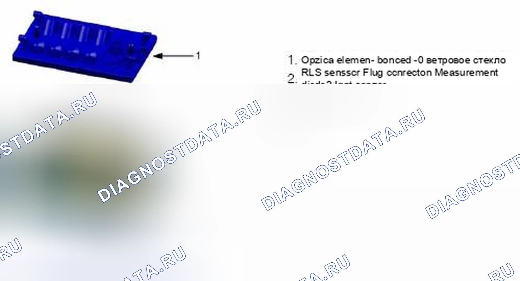 Рис. 81: Датчик дождя/света (RLS). MINI Cooper S I