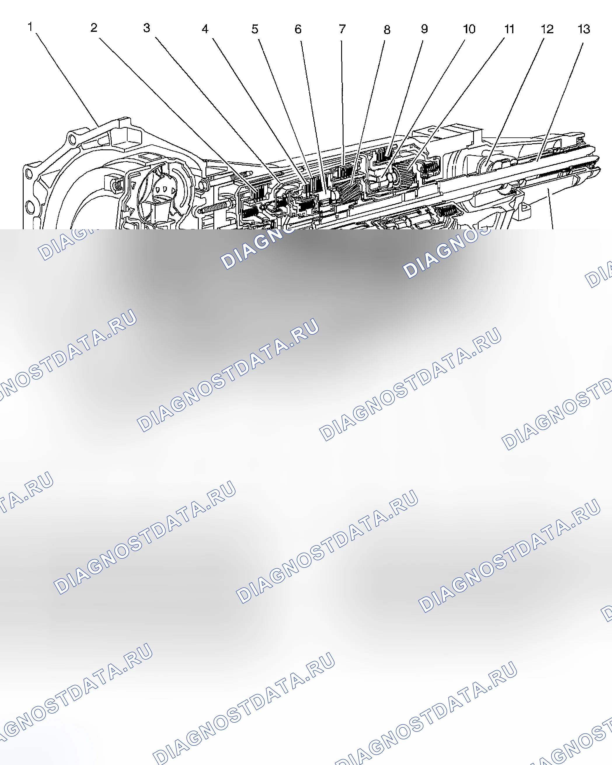 Рис. 554: Расположение компонентов. Chevrolet Chevy Express H2500 