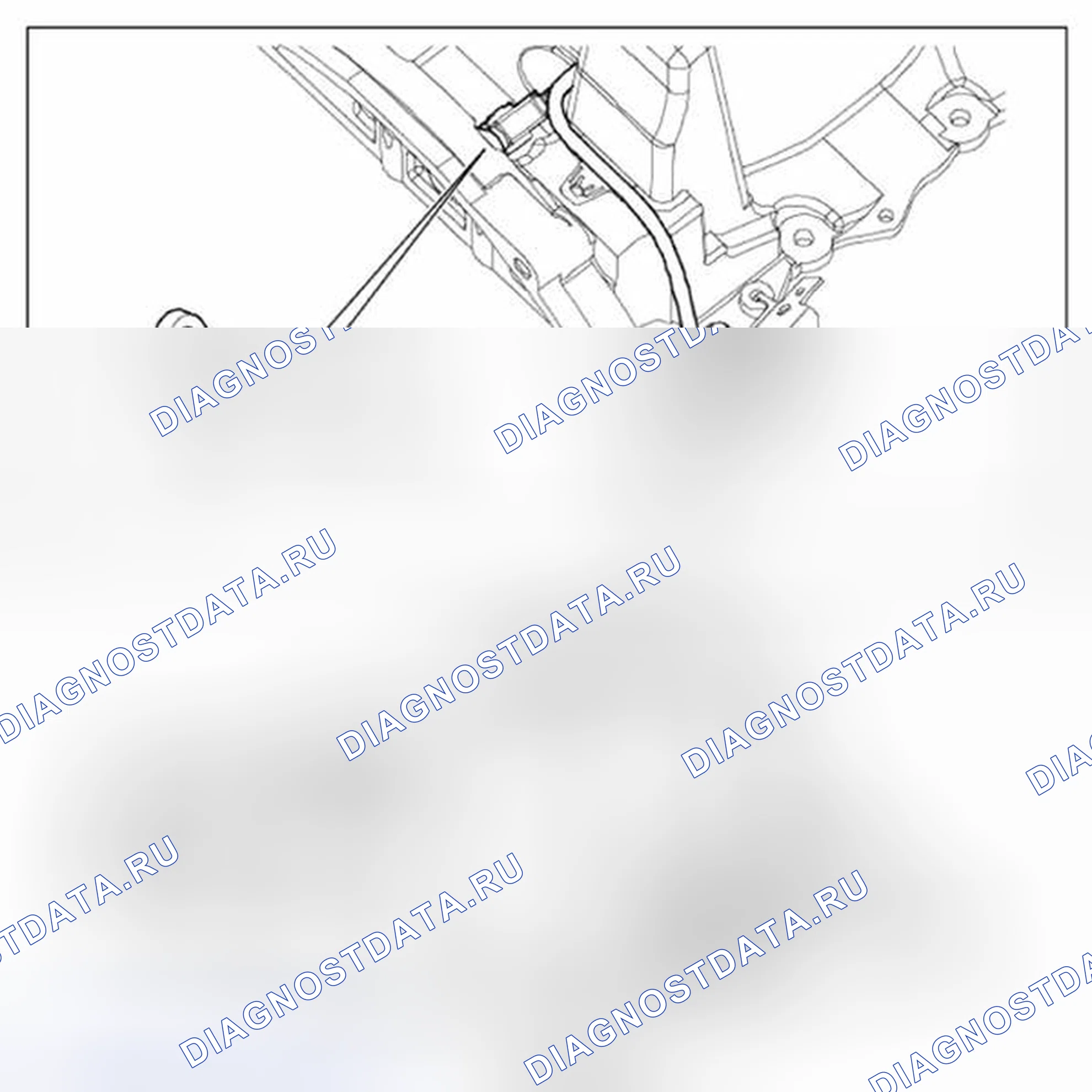 Рис. 106: Датчик положения коленчатого вала. Land Rover Range Rover Sport I