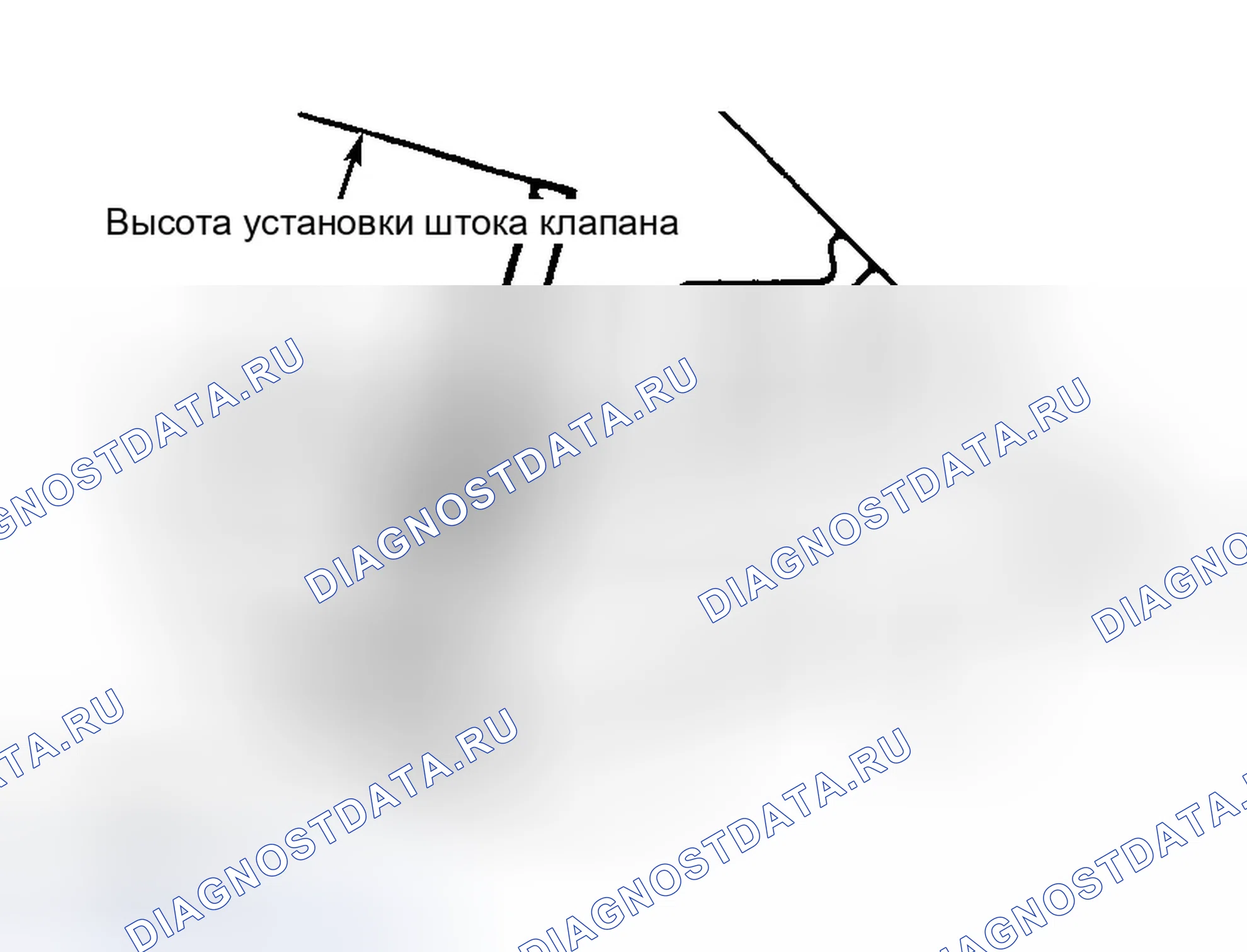 Рис. 9: Высота установки штока клапана. Honda Accord VI