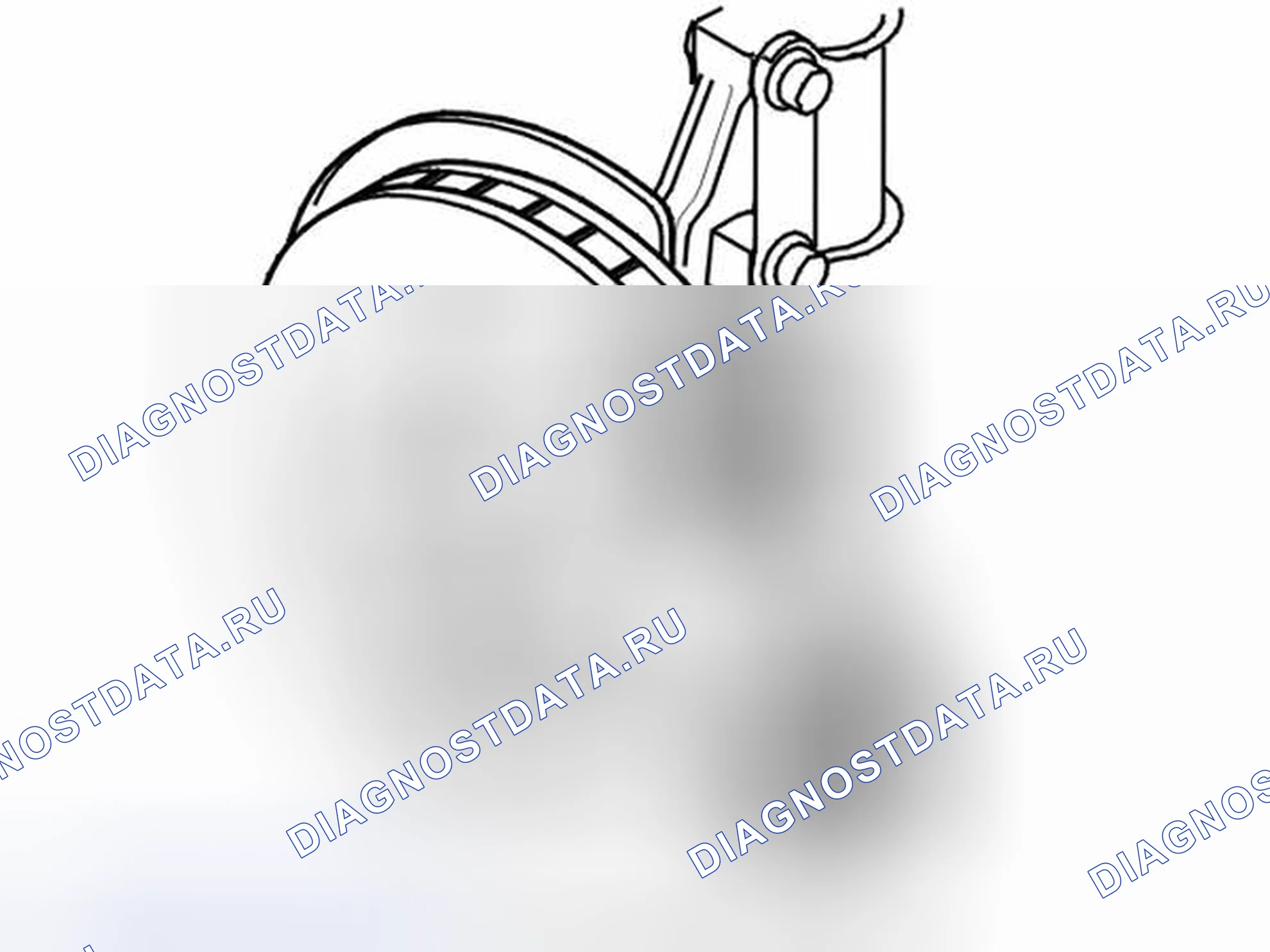Рис. 261: Очистка тормозного суппорта. Volvo S60 I
