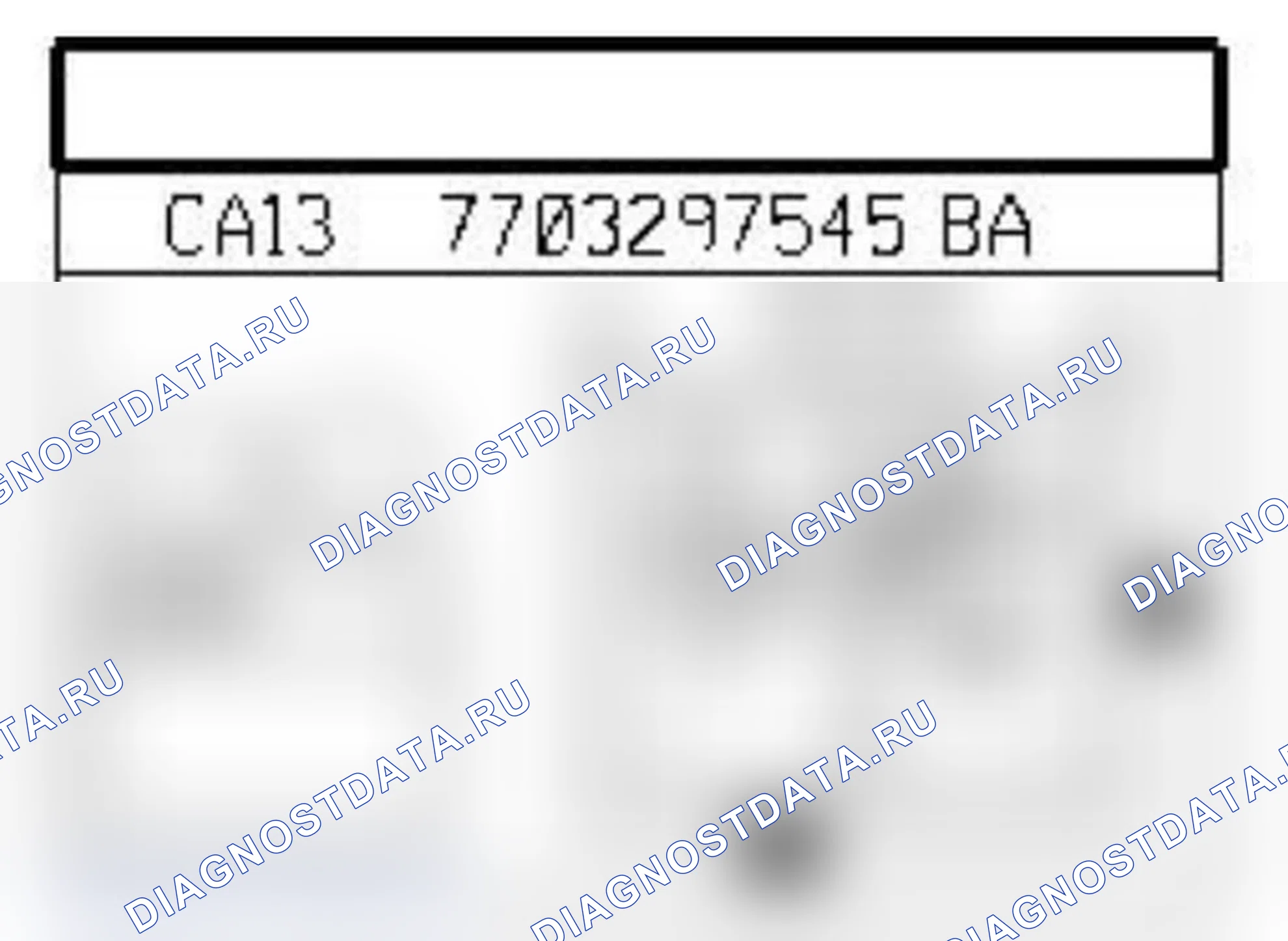 Распиновка разъёма 1118 — Фонарь пола места пер. пасс.. Renault Clio III