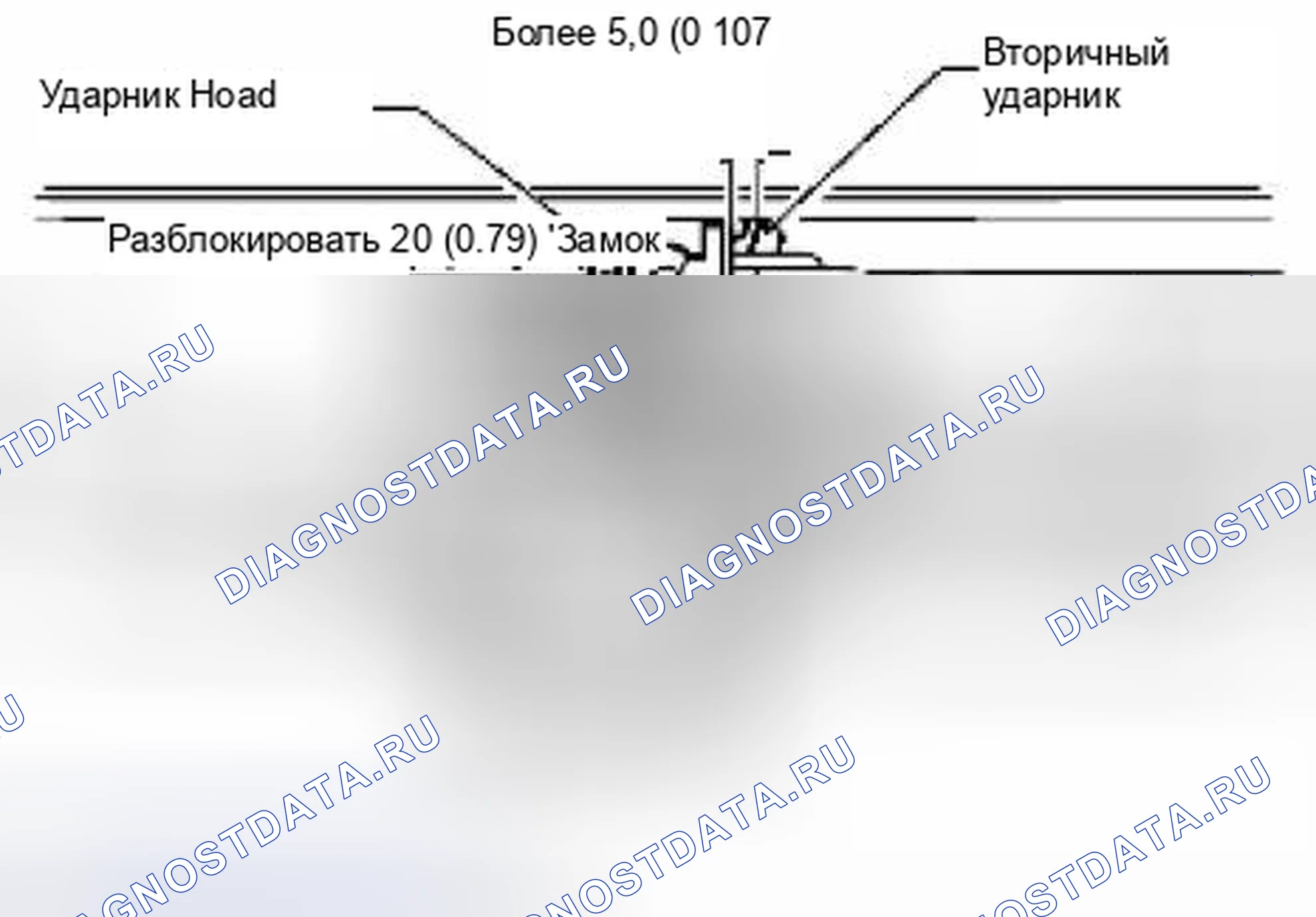 Рис. 1: РЕГУЛИРОВКА ЗАМКА КАПОТА. Suzuki Equator I