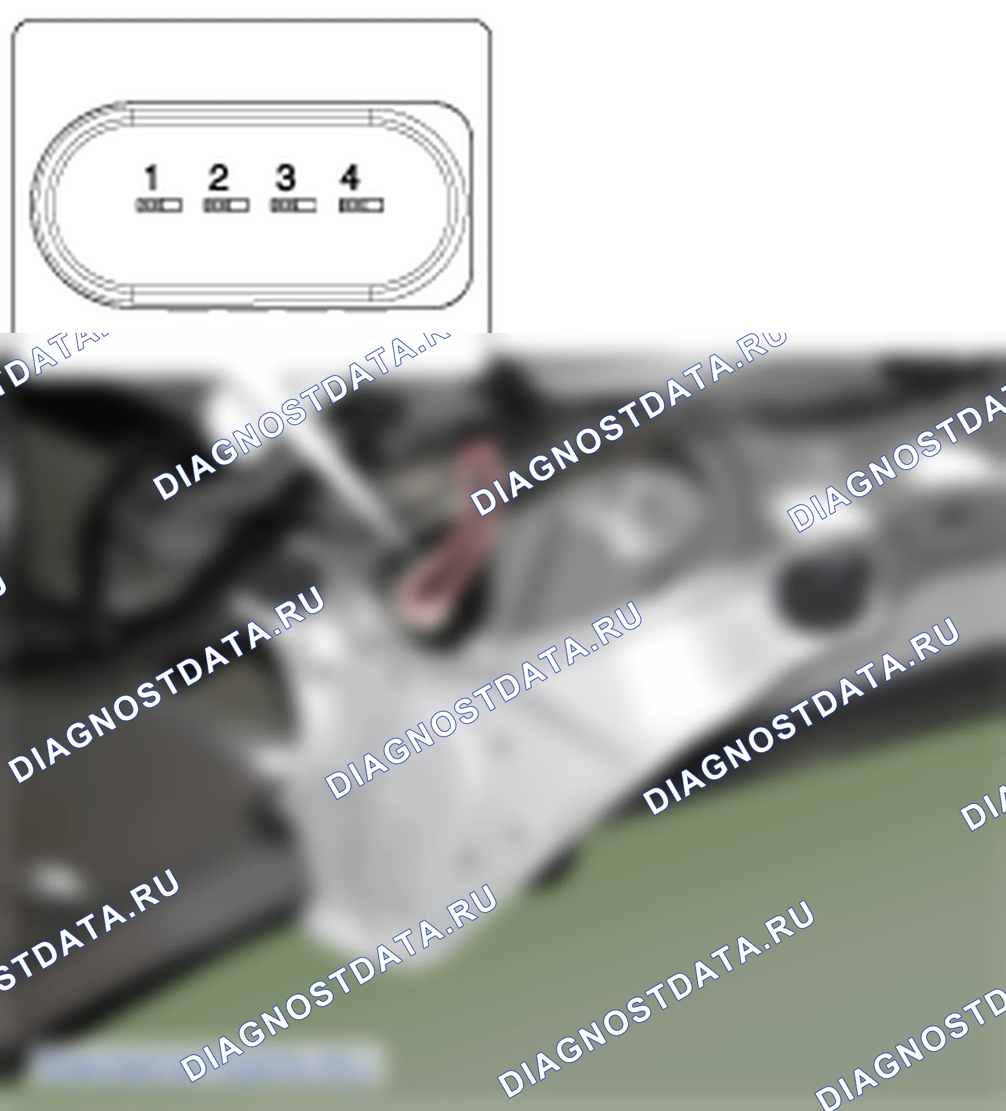 Проверка электродвигателя заднего стеклоочистителя. Hyundai i20 GB
