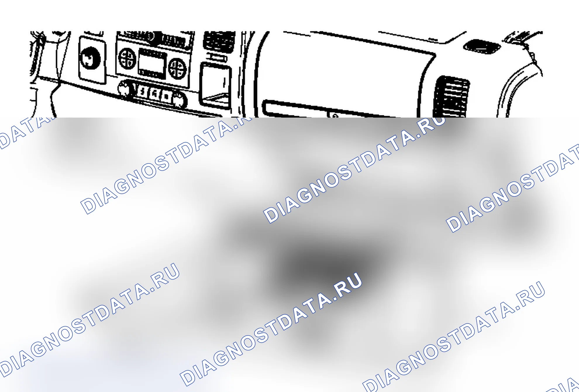 Рис. 24: Замена отсека хранения приборной панели. Chevrolet Silverado 3500 HD 