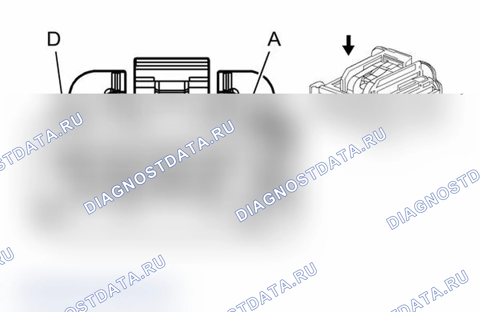 Рис. 76: Модуль X3 управления переключением передач раздаточной коробки. Chevrolet Silverado 2500 HD 