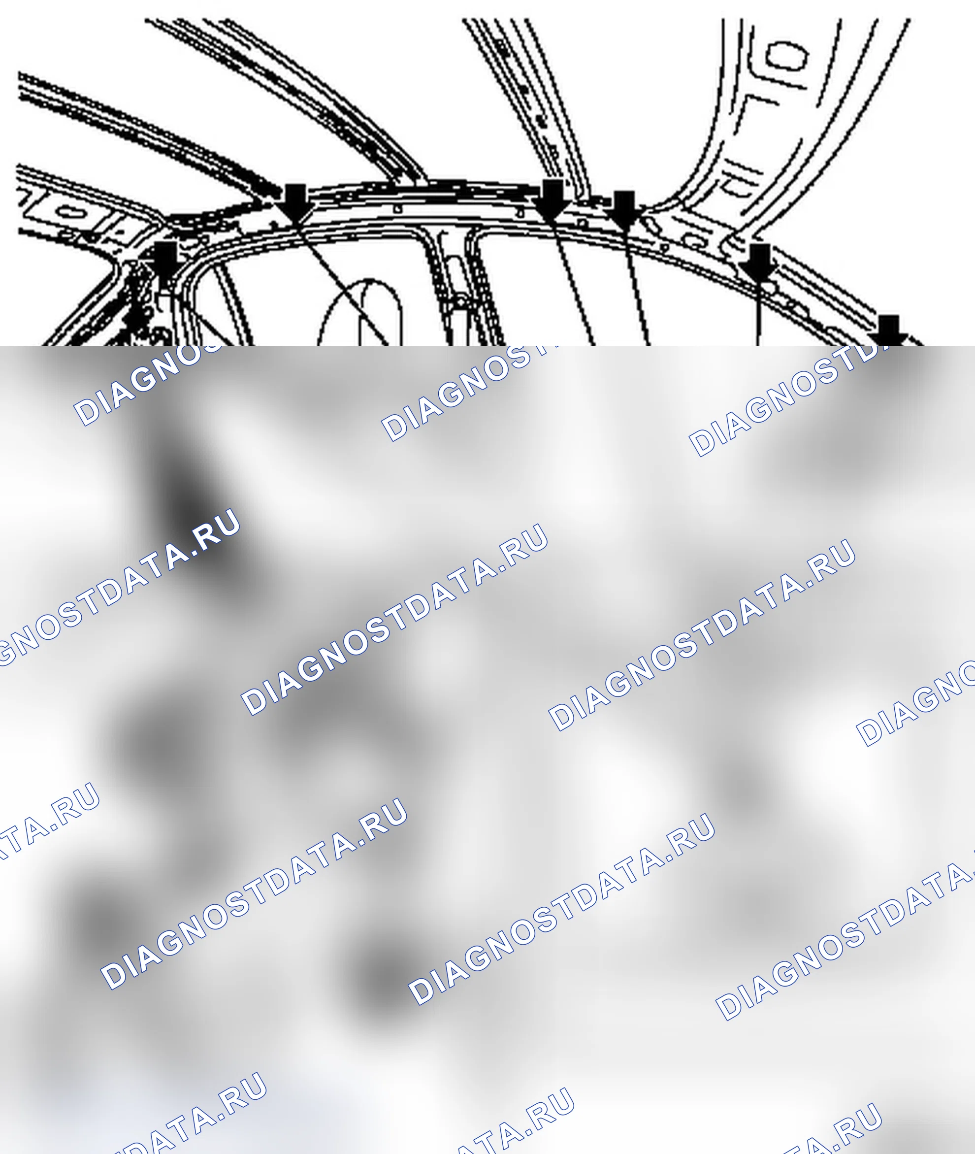 Демонтаж и установка подушки безопасности головы (модель F48, F08). Opel Astra G