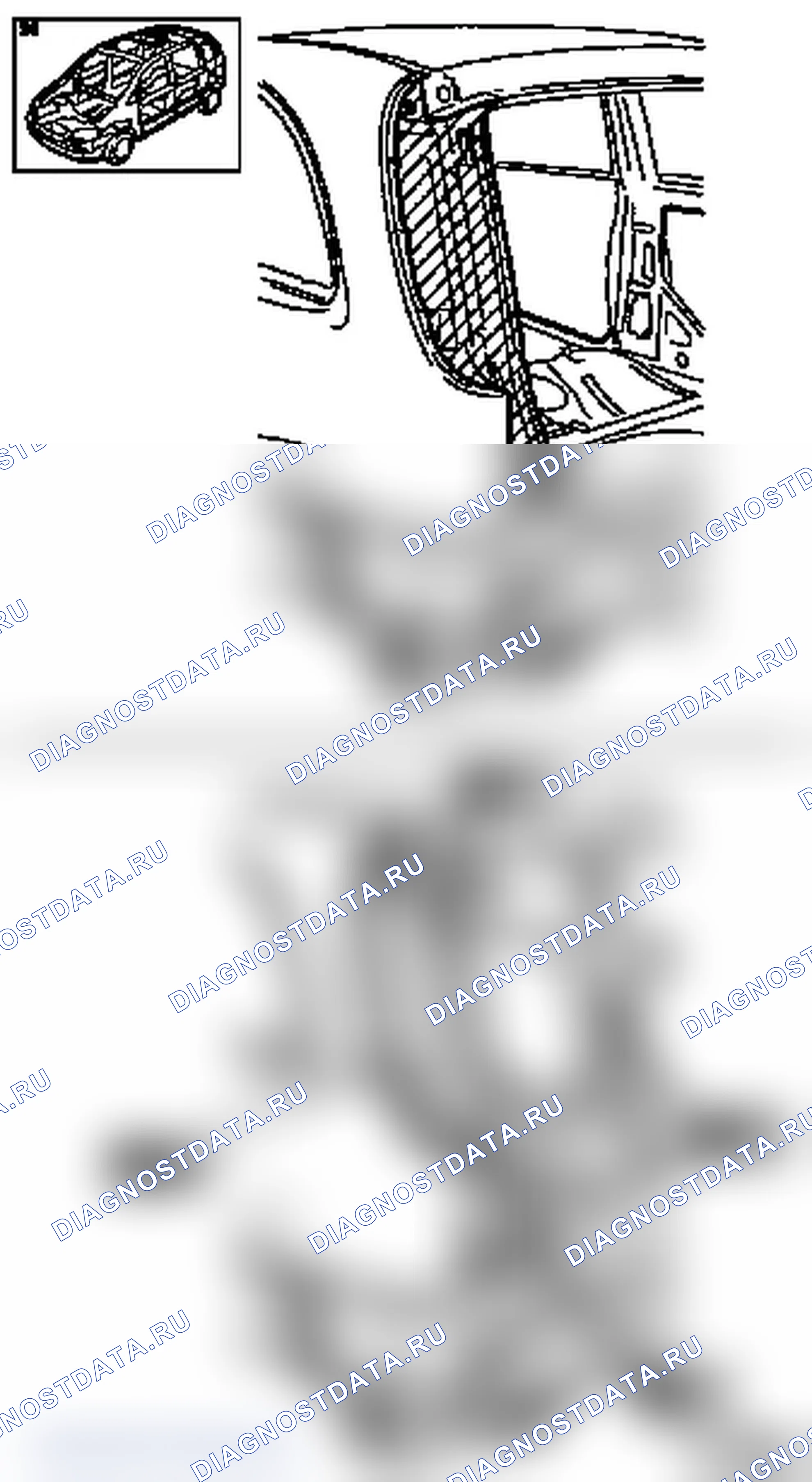 Замена уголка заднего фонаря - модели F 08, F 08 & W5L, F 68. Opel Corsa C