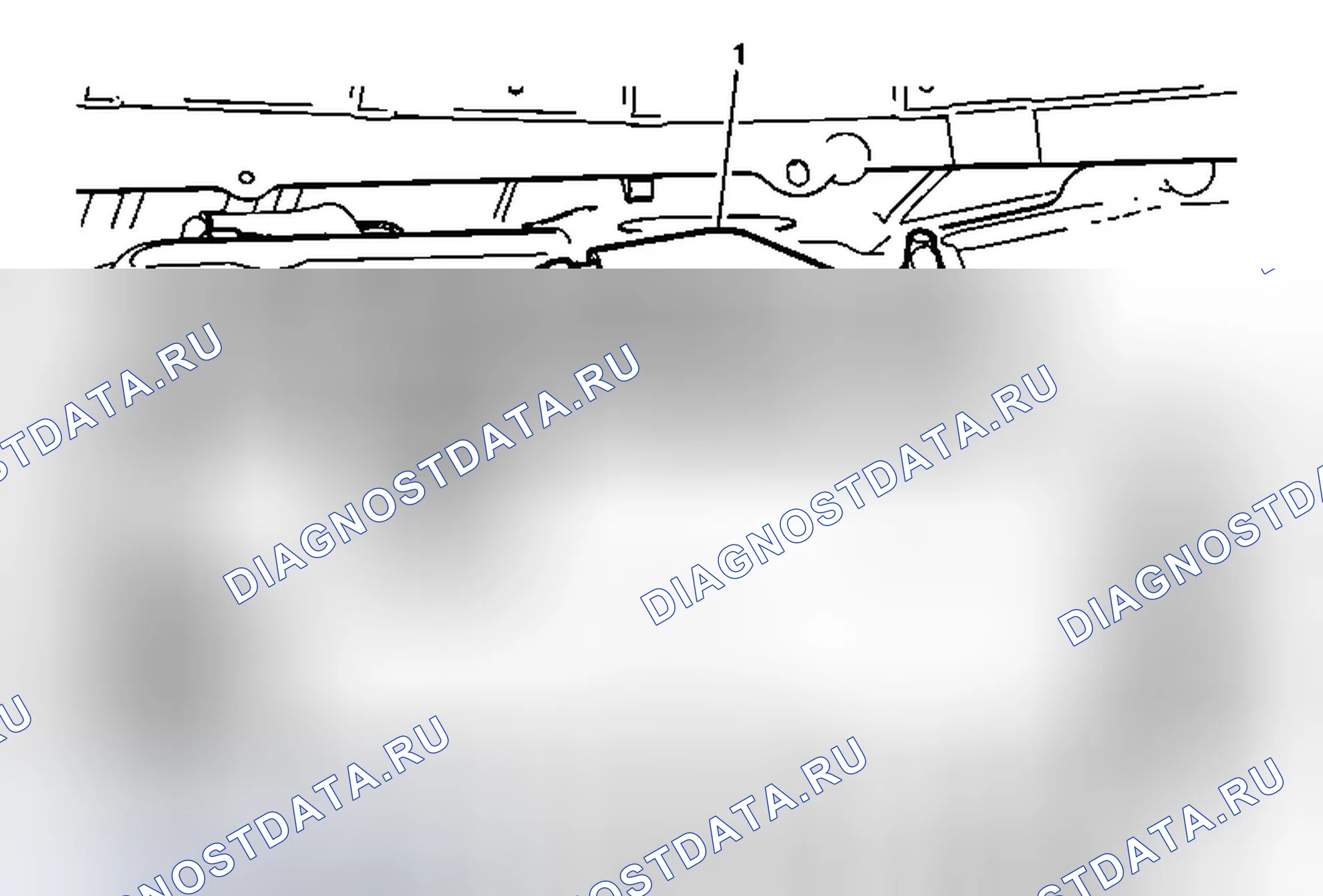 Рис. 26: Замена вентиляционной трубки картера - задняя часть. Cadillac SRX II рестайлинг