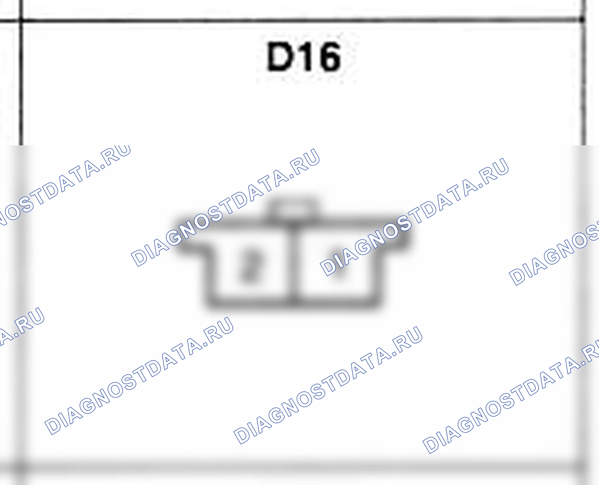 Распиновка разъёма D16 — дверного жгута. Hyundai Atos MX