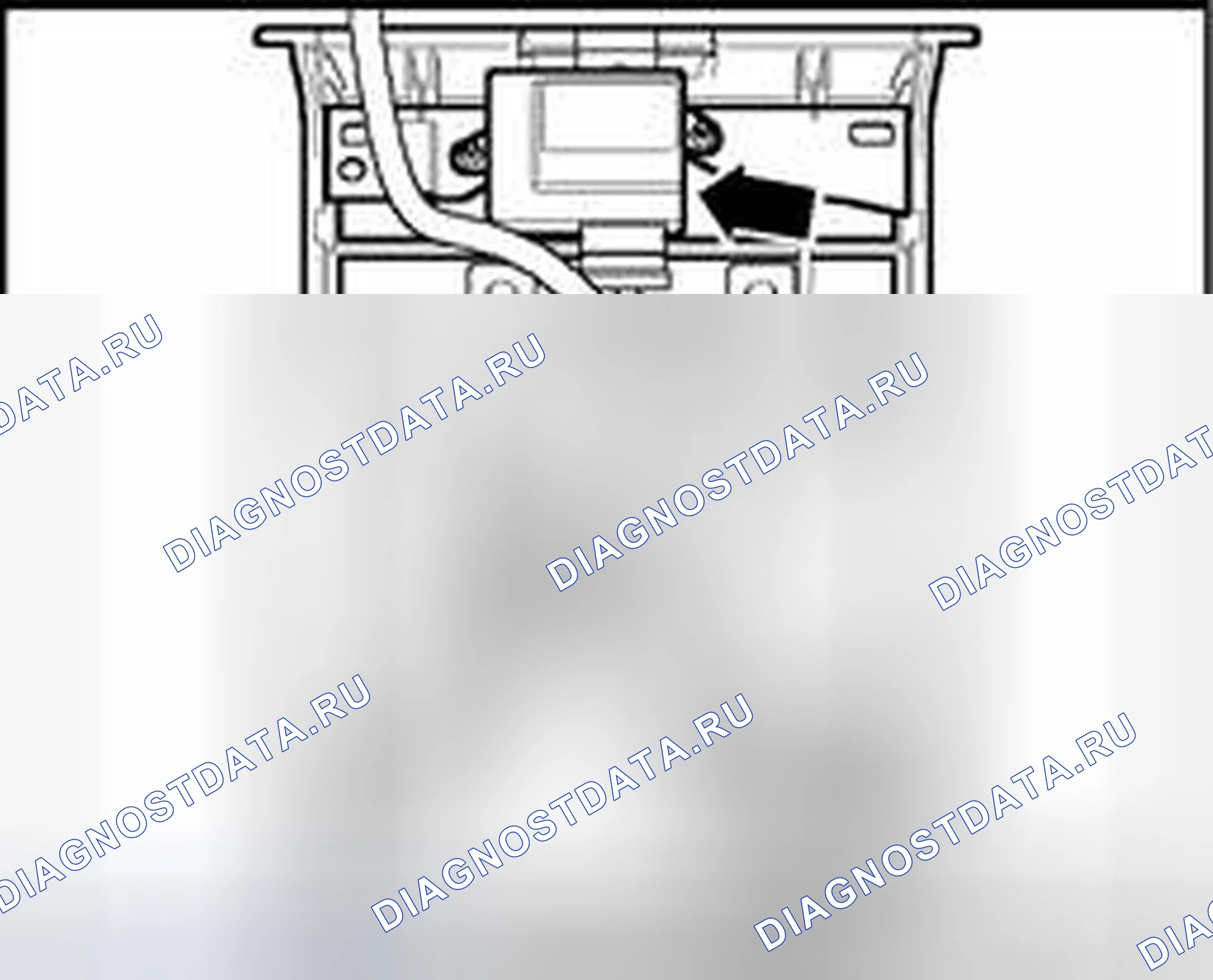 Рис. 31: Модуль управления открыванием дверей в гараже J530. Volkswagen Touareg I
