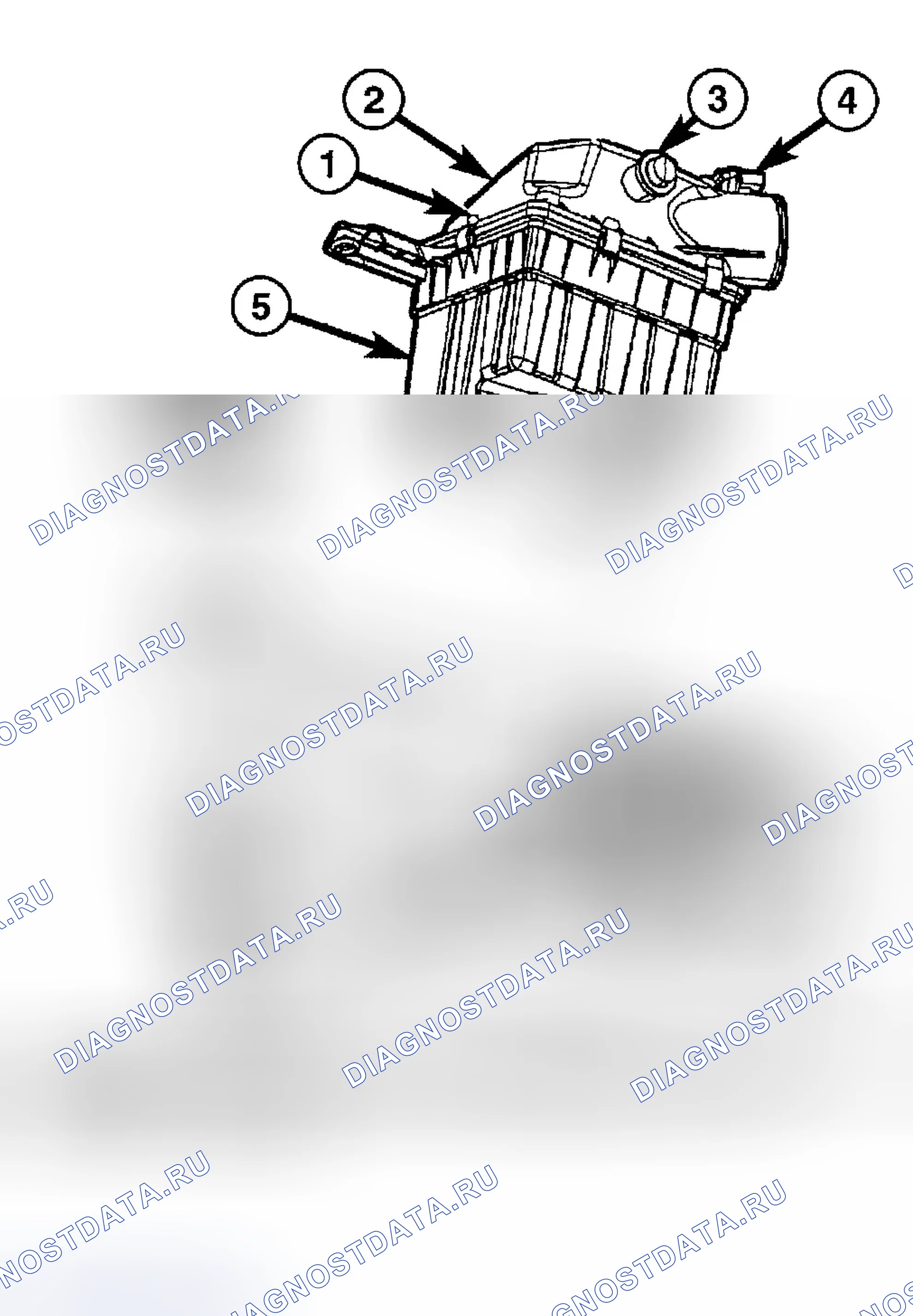 Рис. 200: ДЕМОНТАЖ. Dodge Pickup R1500 
