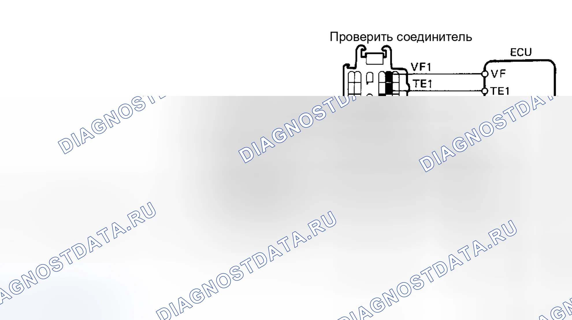 Рис. 56: Код 21, 27 / Испытание № 3 Схема датчика кислорода. Toyota Cressida IV