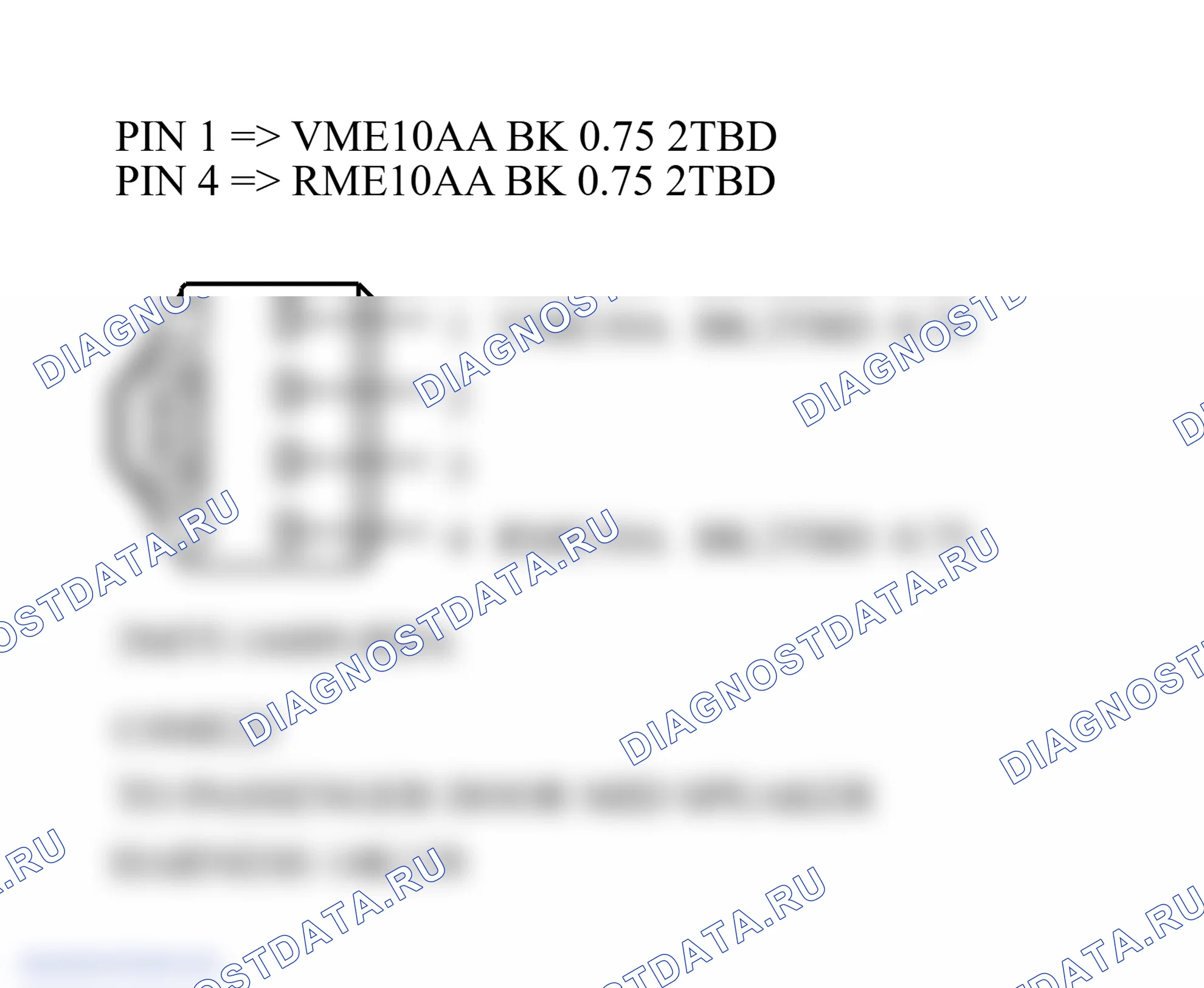 Распиновка разъёма RH. Ford C-MAX I рестайлинг