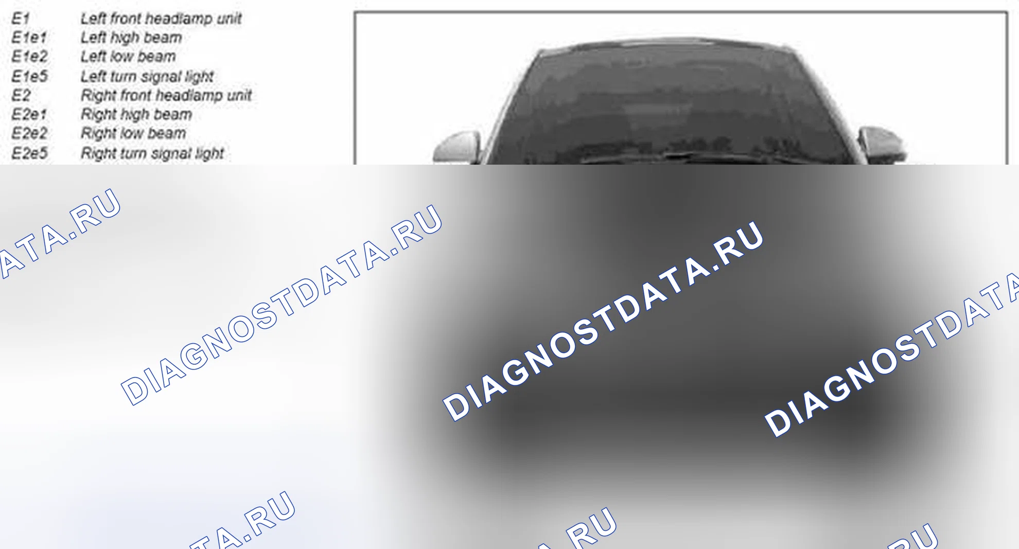 Рис. 4: Ламповый блок, описание компонентов - GF82.10-P-2017MCU. Kia Soul I