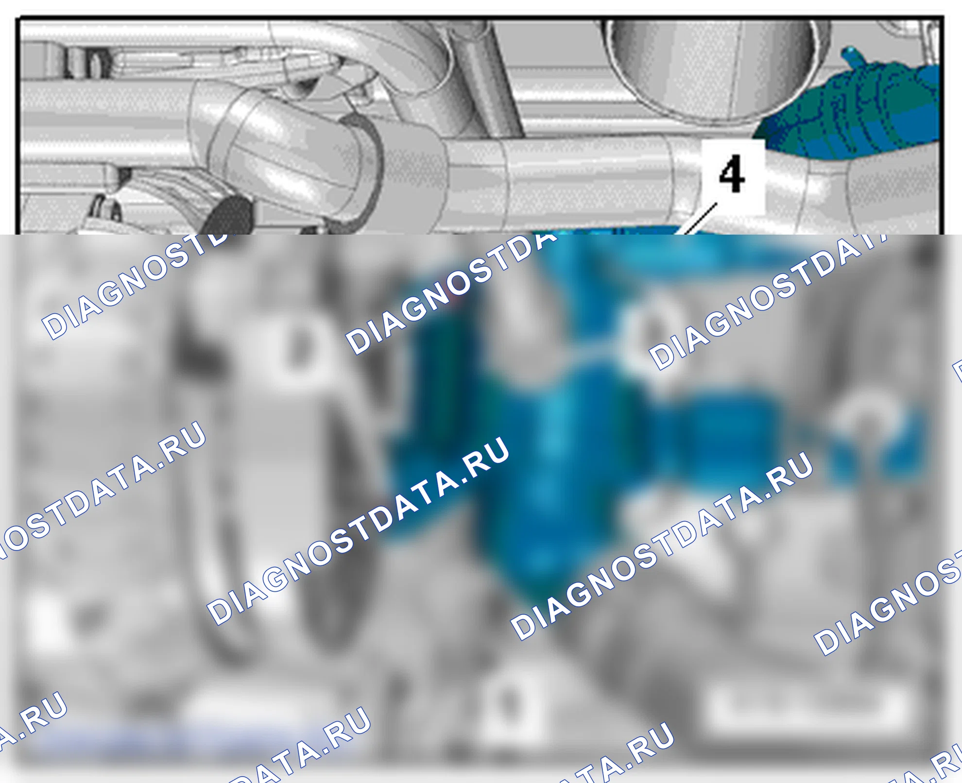 Насос ОЖ и 4/2-ходовой клапан с термостатом. Skoda Superb Ii