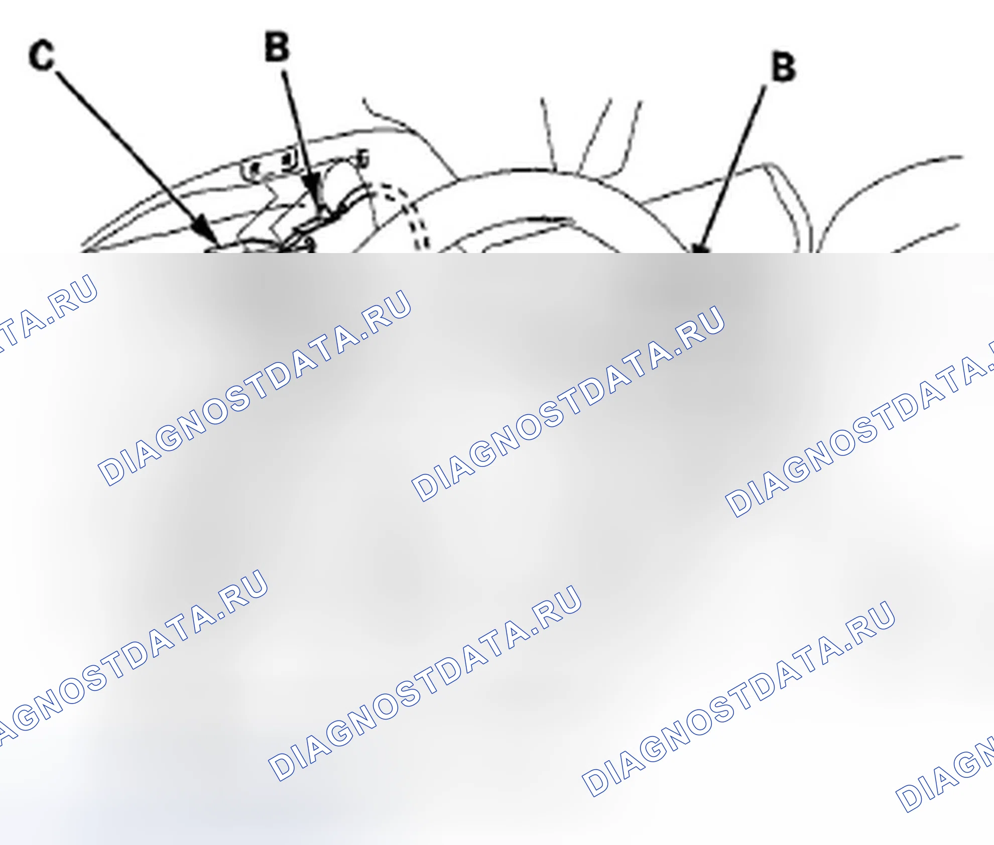 Рис. 369: Снятие/установка антенны GPS. Acura TSX II