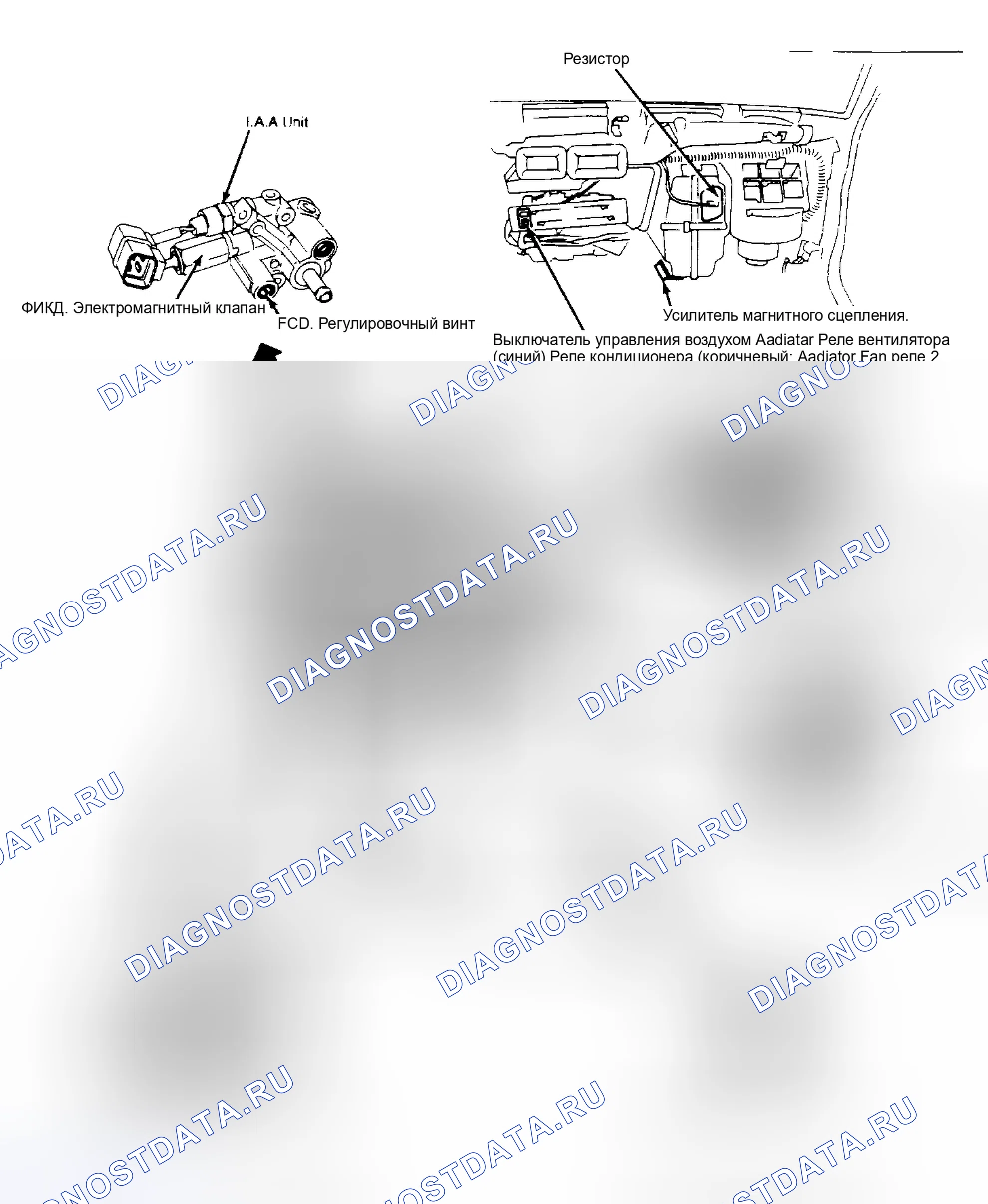 Рис. 6: ТЕРМОРЕГУЛЯТОР. Nissan Maxima U11