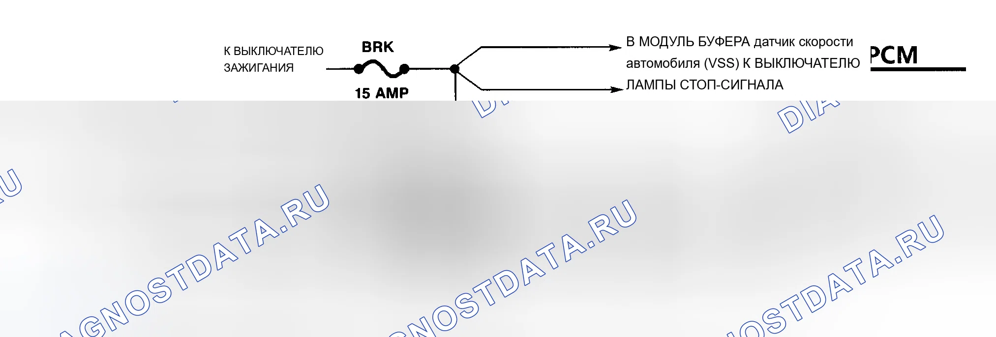 Рис. 518: Принципиальная схема расшифровка кода ошибки 71 (серия " G ") Неисправность переключателя " Set / Coast " (модели с блоком управления силовым агрегатом). Chevrolet Chevy Van G3500 
