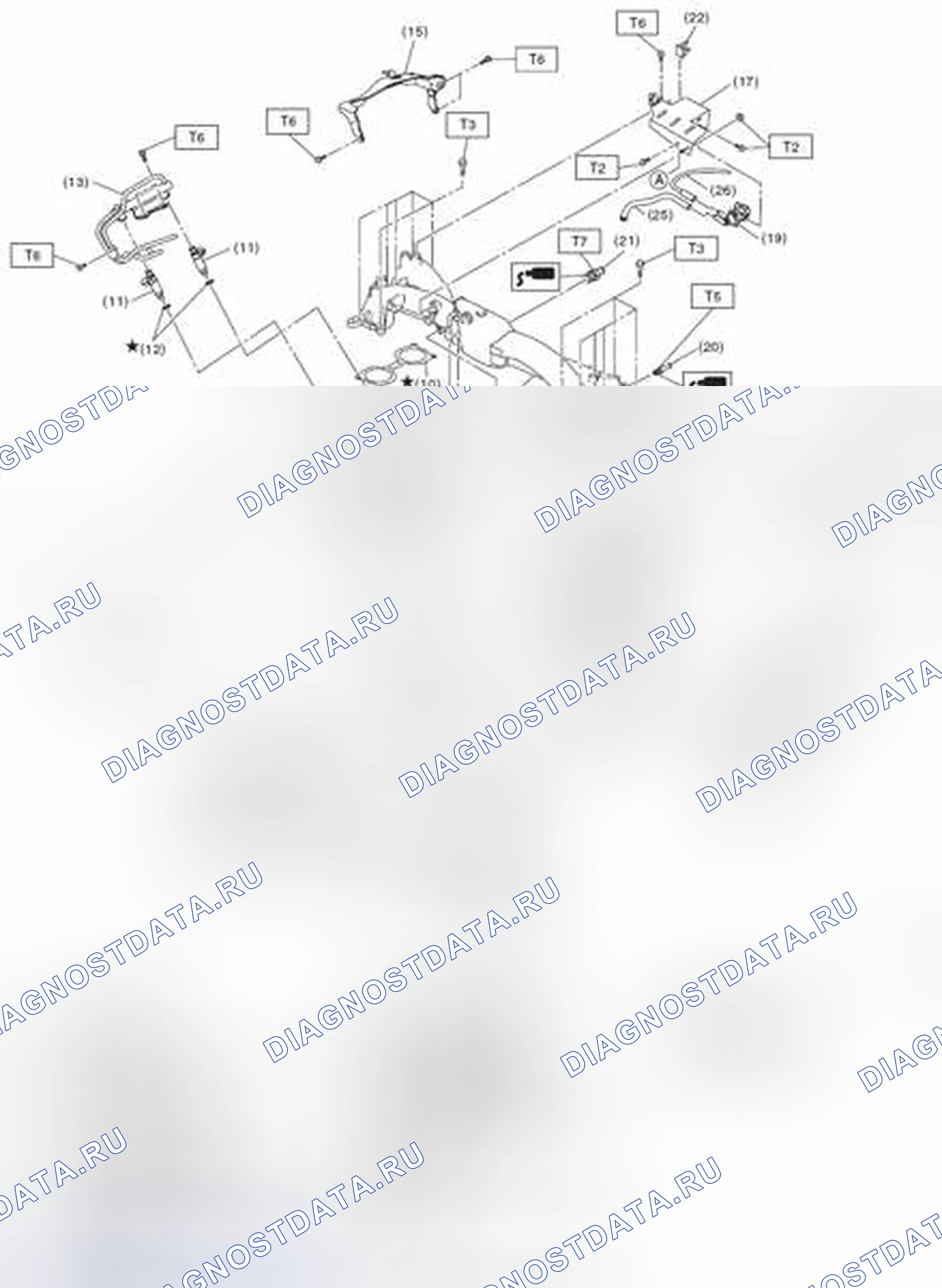 Рис. 248: ВПУСКНОЙ КОЛЛЕКТОР. Subaru Impreza GK