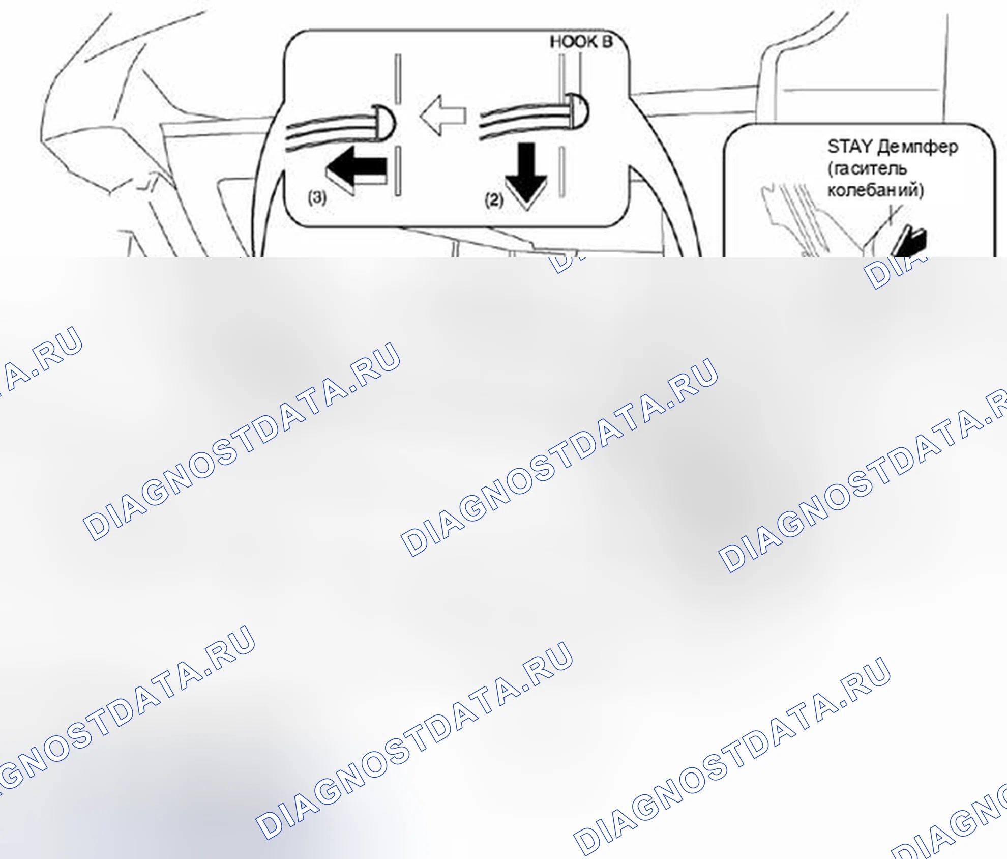 Рис. 49: ДЕМОНТАЖ / МОНТАЖ ПЕРЧАТОЧНОГО ОТСЕКА. Honda Civic IX рестайлинг