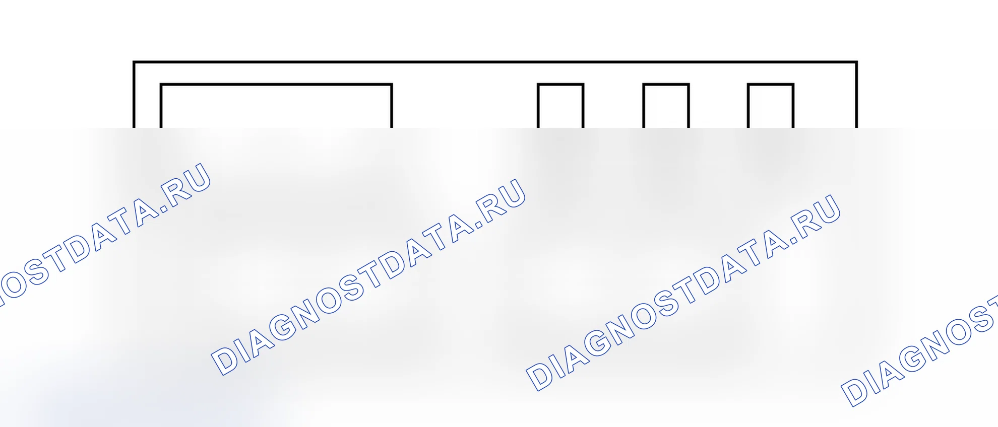 Рис. 111: Блок предохранителей - сзади (PRP) - вид сверху. Chevrolet Chevy Express G1500 