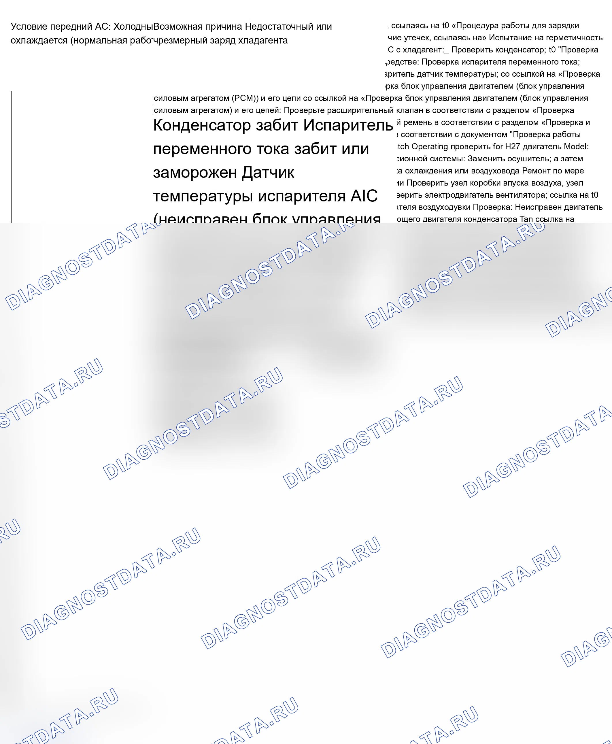Как проверить систему воздушного кондиционирования (A/C) на наличие утечек при помощи газообразного азота. Ford B-MAX I