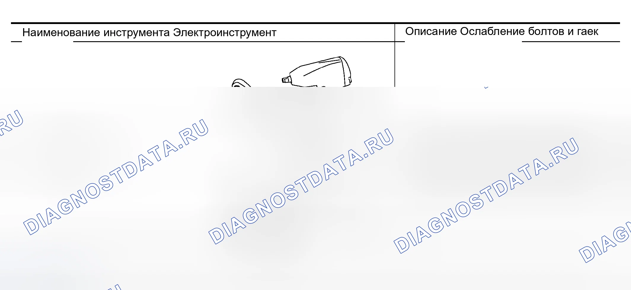 Рис. 13: Инструменты коммерческого обслуживания. Nissan Altima L31 рестайлинг