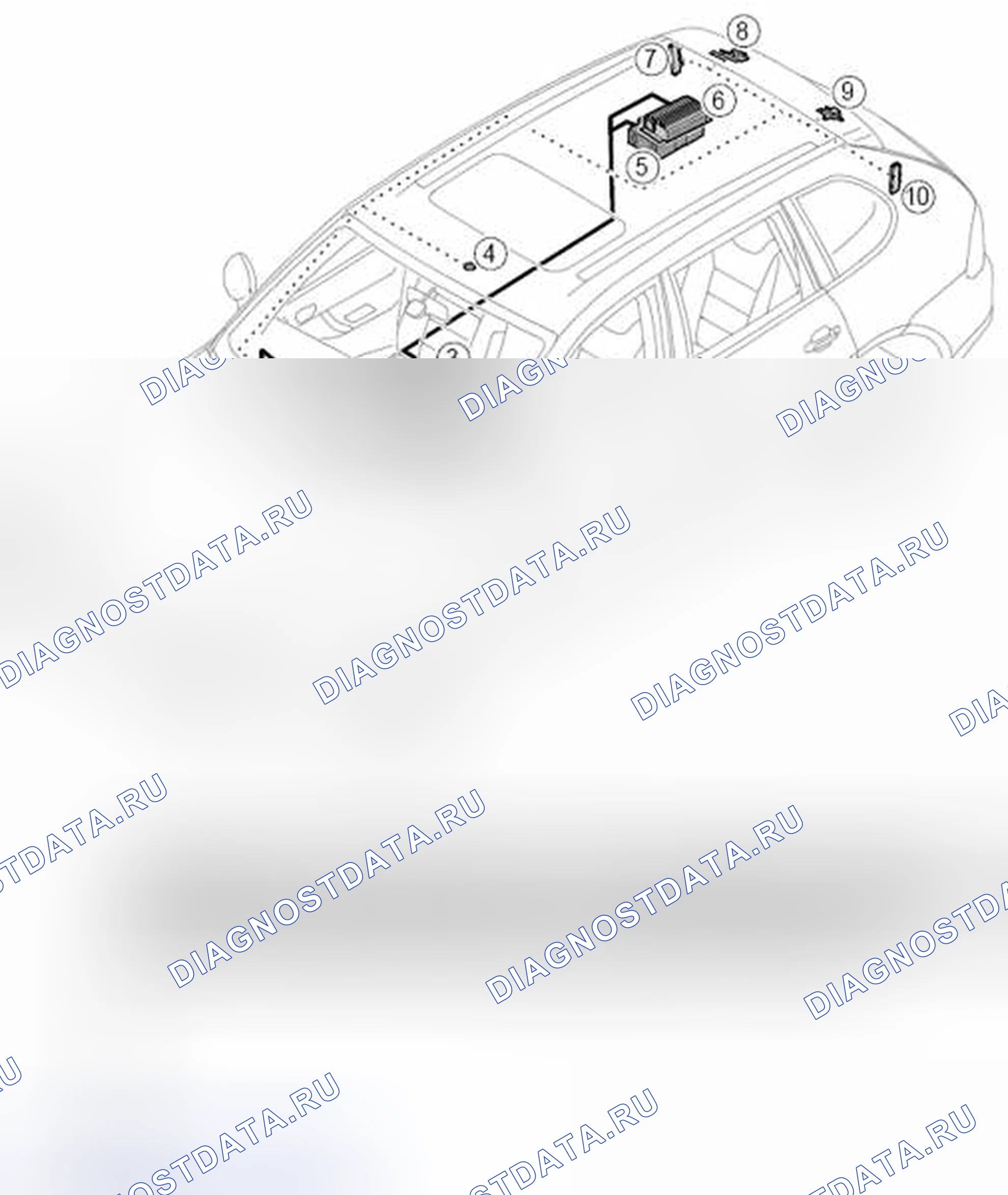 Рис. 5: Компоновка компонентов PCM2. Kia Optima IV рестайлинг