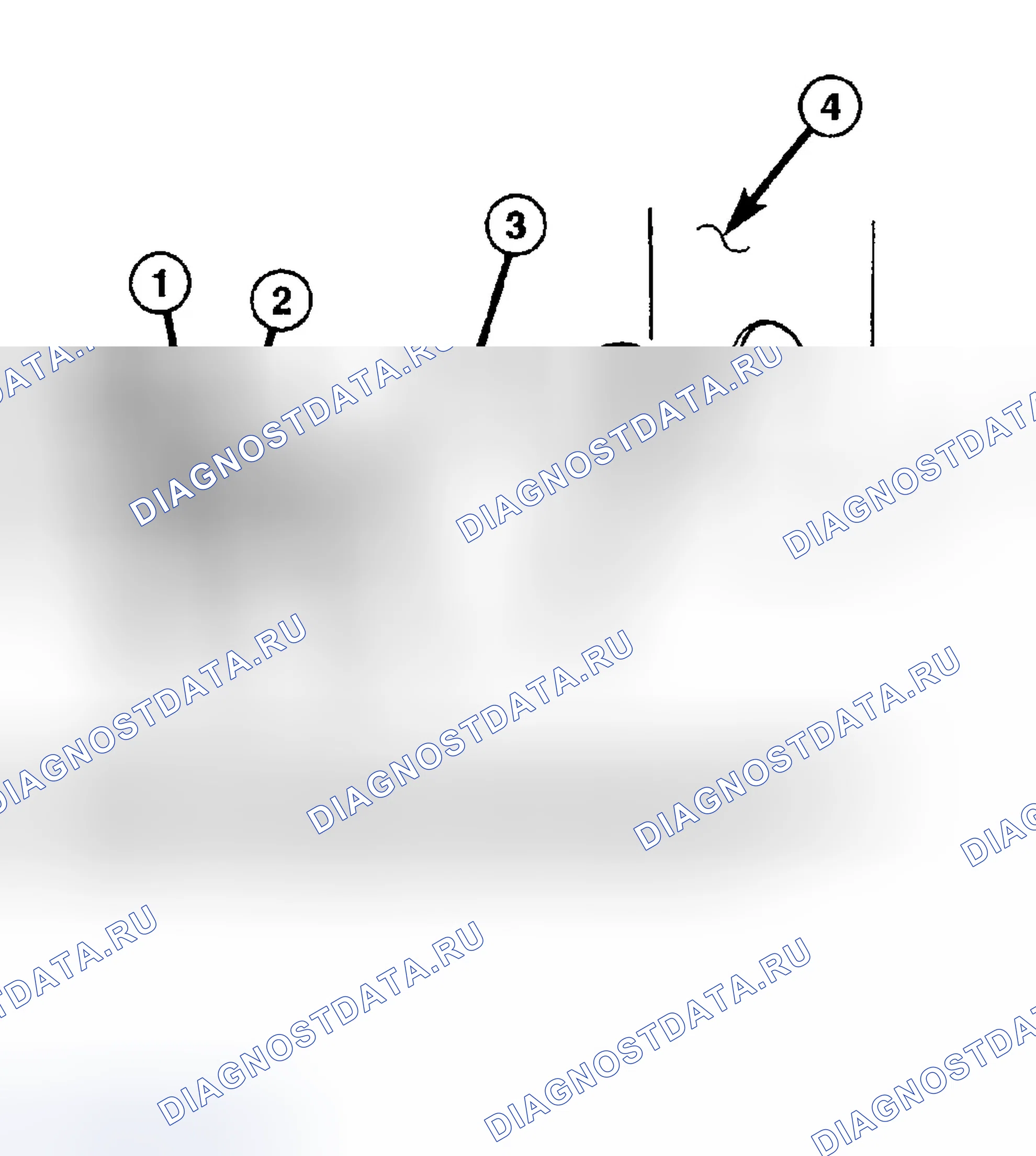 Рис. 4: ОПИСАНИЕ стеклоочистителей и омывателей. Dodge Pickup R1500 