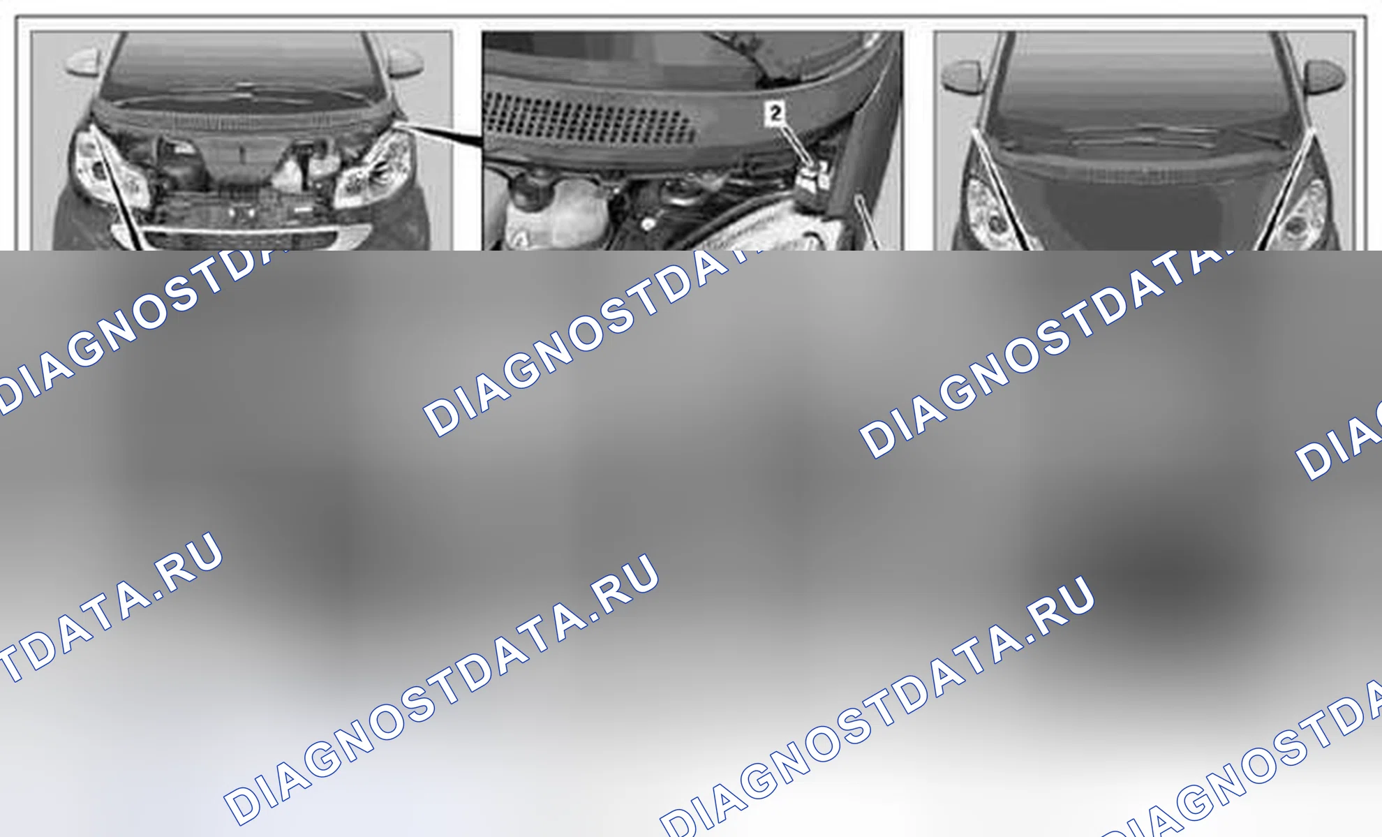 Рис. 7: Демонтаж / монтаж передней CBS - AR88,00-P-1010MCC. Kia Soul I