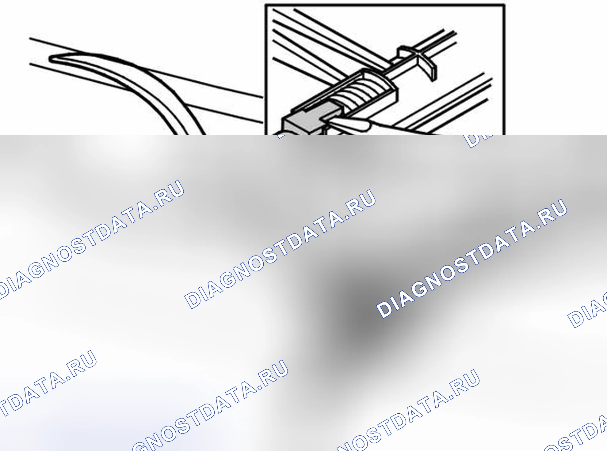 Рис. 52: Регулировочная форсунка. Volvo V70 II