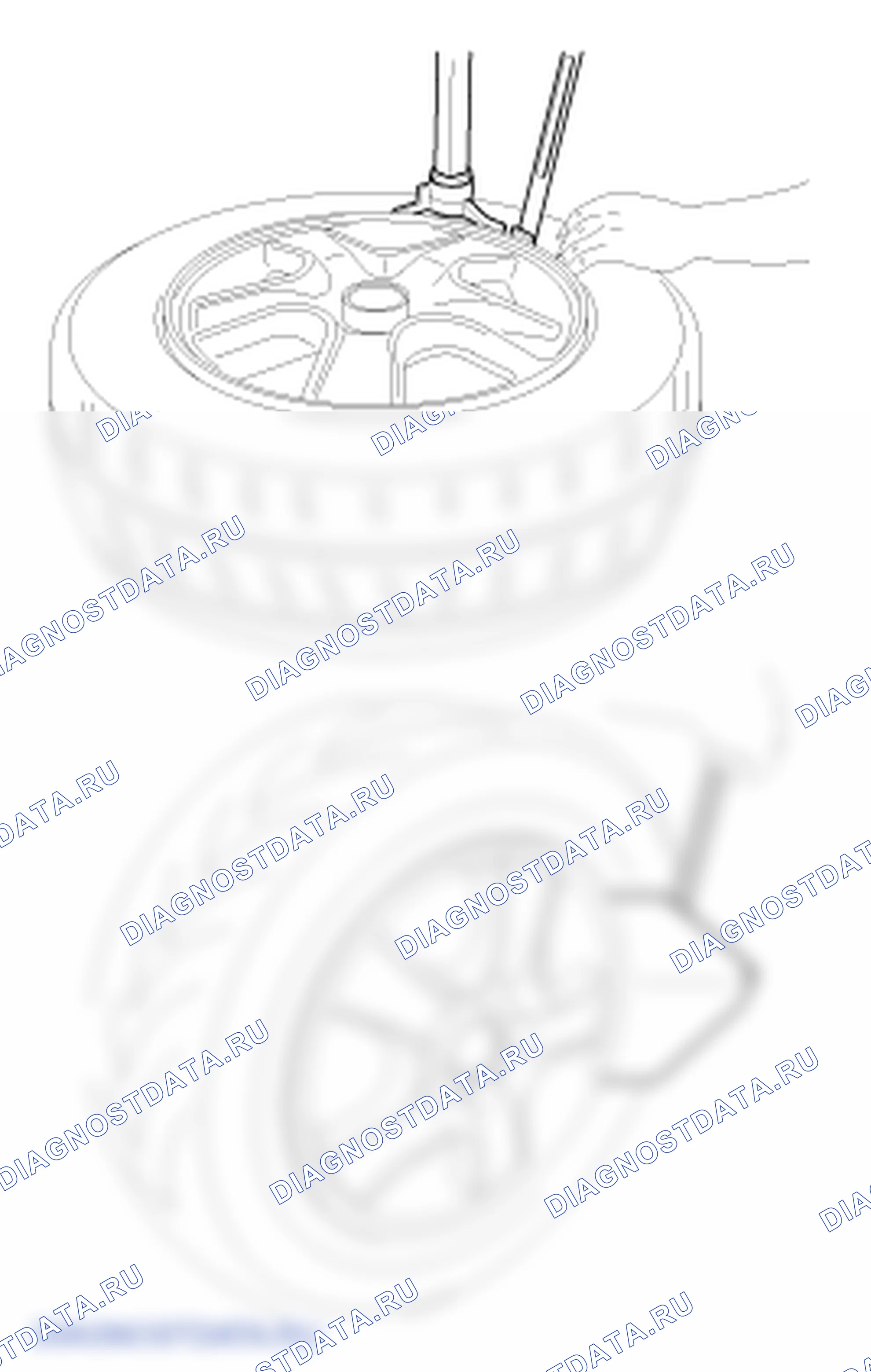 Снятие датчика TPMS. Hyundai ix35 EL