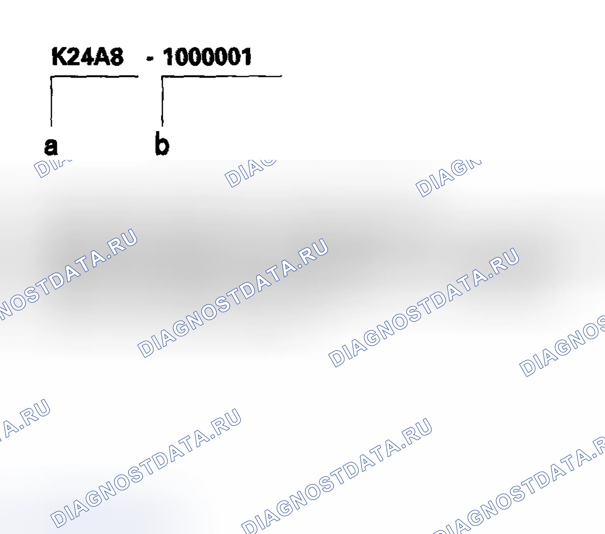 Рис. 33: Номер двигателя. Honda Accord VII рестайлинг