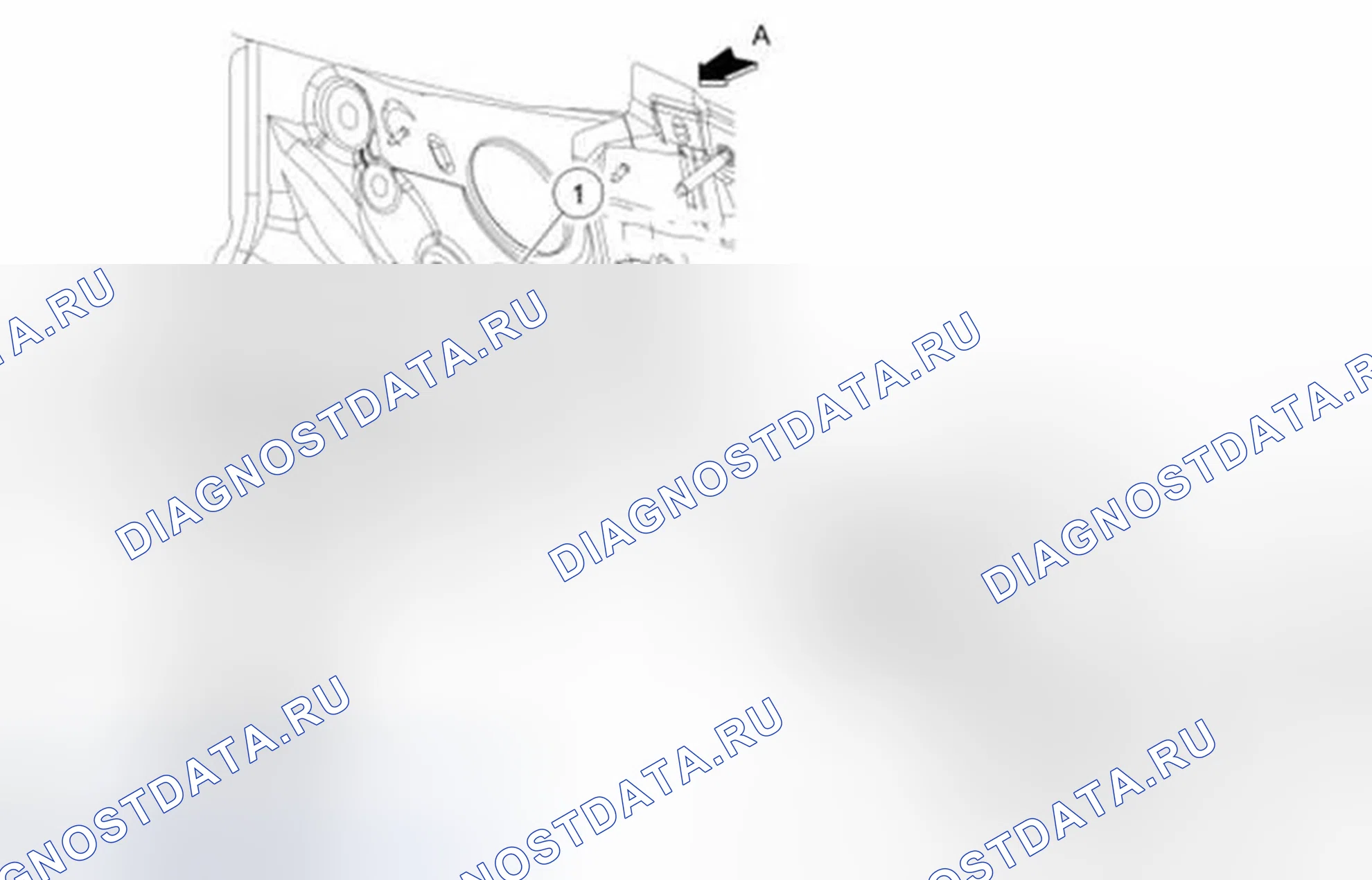 Рис. 3: Главный цилиндр сцепления. Ford Fiesta Mk6