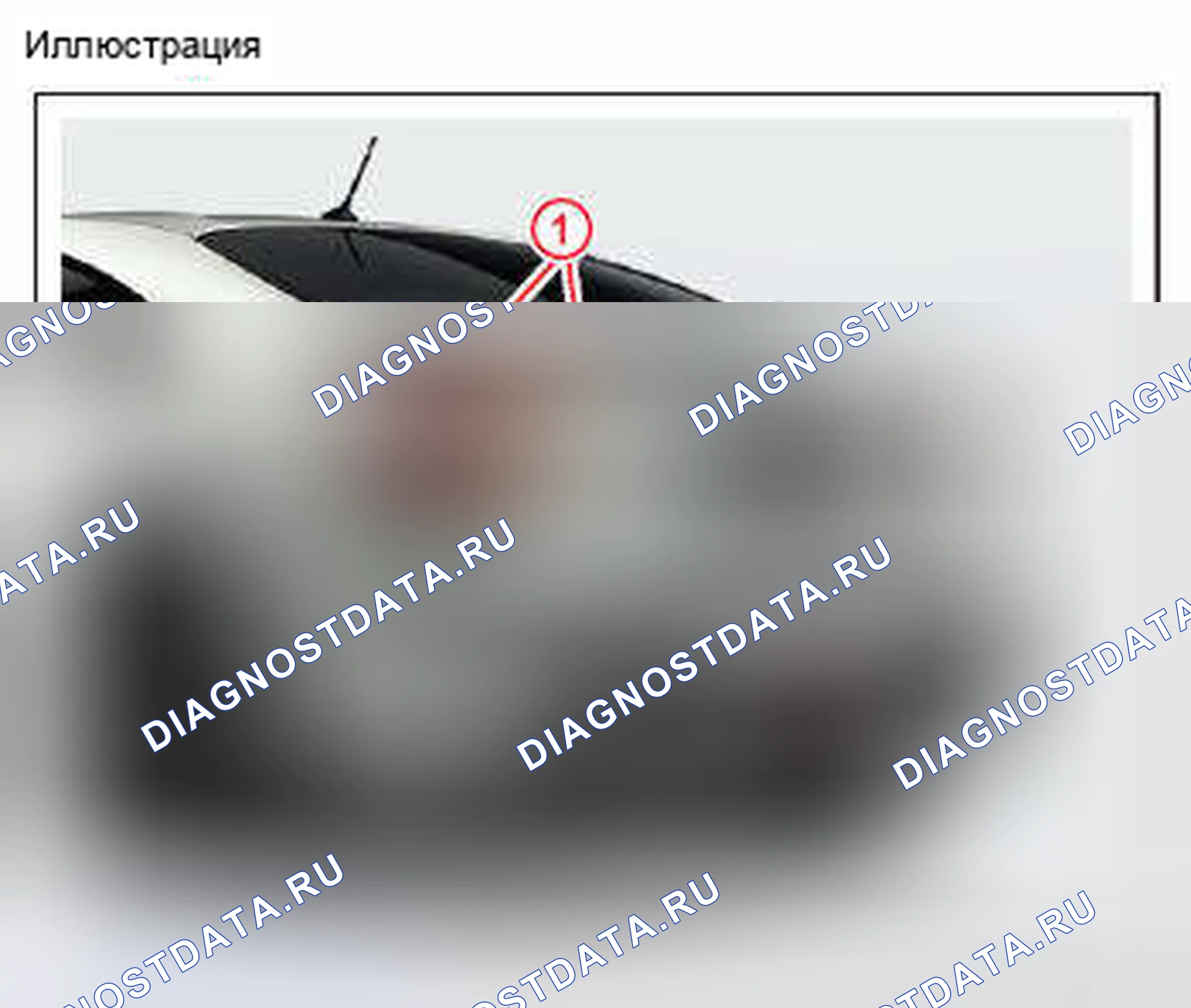 Рис. 309: Вид с торца соединителя инжектора № 1 (I 9). Toyota 4Runner IV рестайлинг