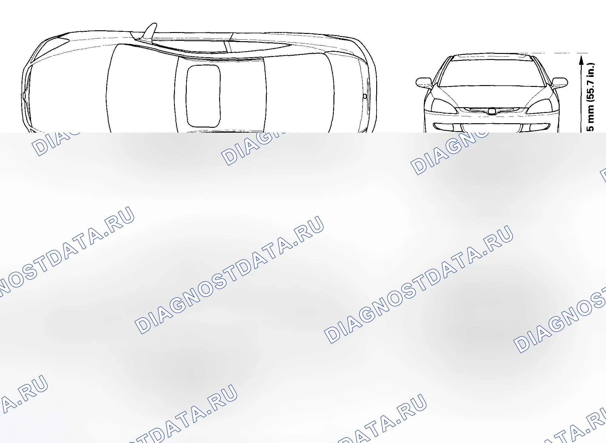 Рис. 48: 2-дверные: модели 2003-2005 гг.. Honda Accord VII рестайлинг