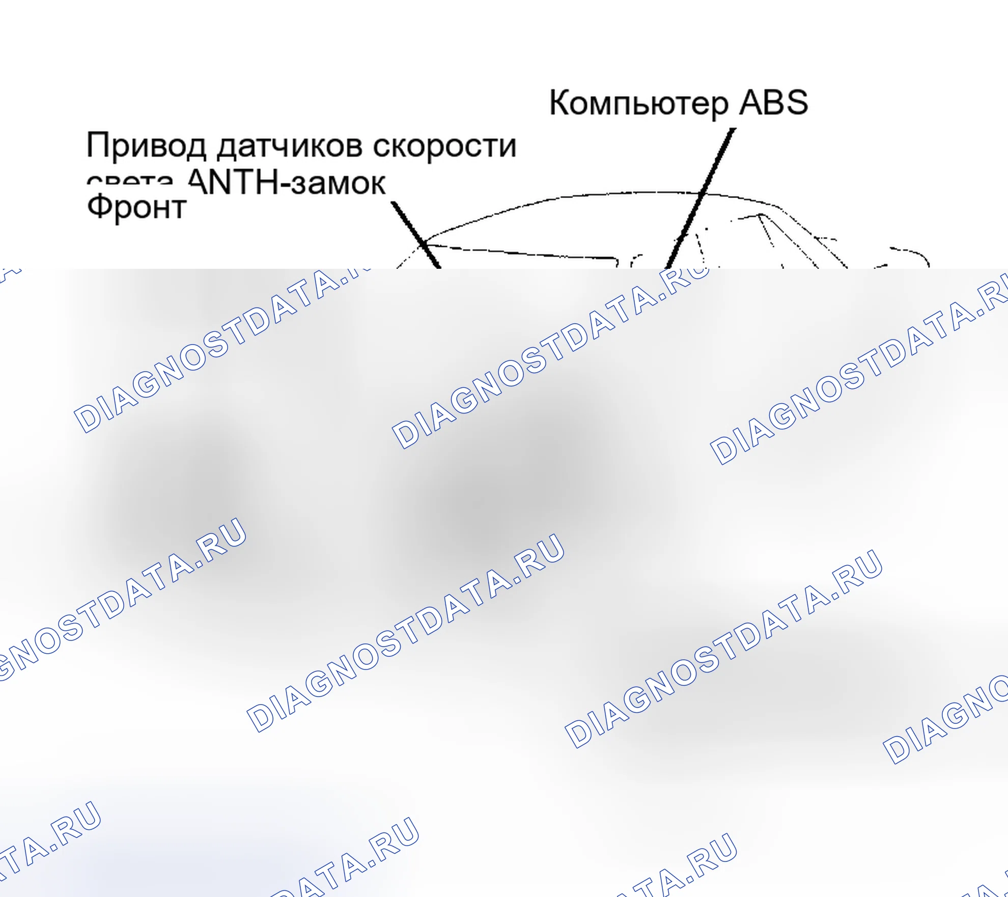 Рис. 1: ОПИСАНИЕ антиблокировочной системы и антипробуксовки (abs/tcs). Toyota Cressida IV