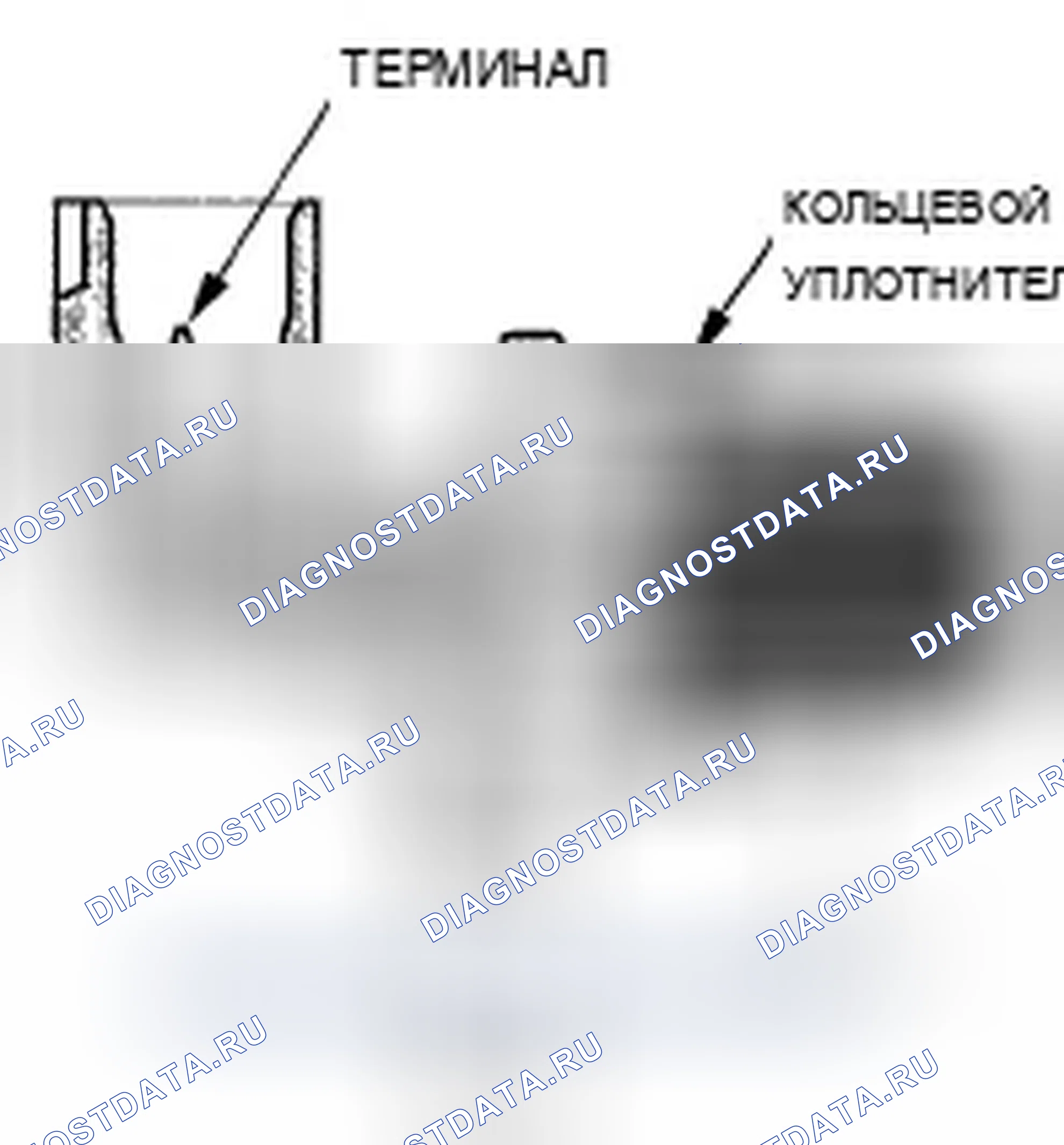 Рис. 37: Датчик A положения распределительного вала (положение распредвала). Acura TSX I