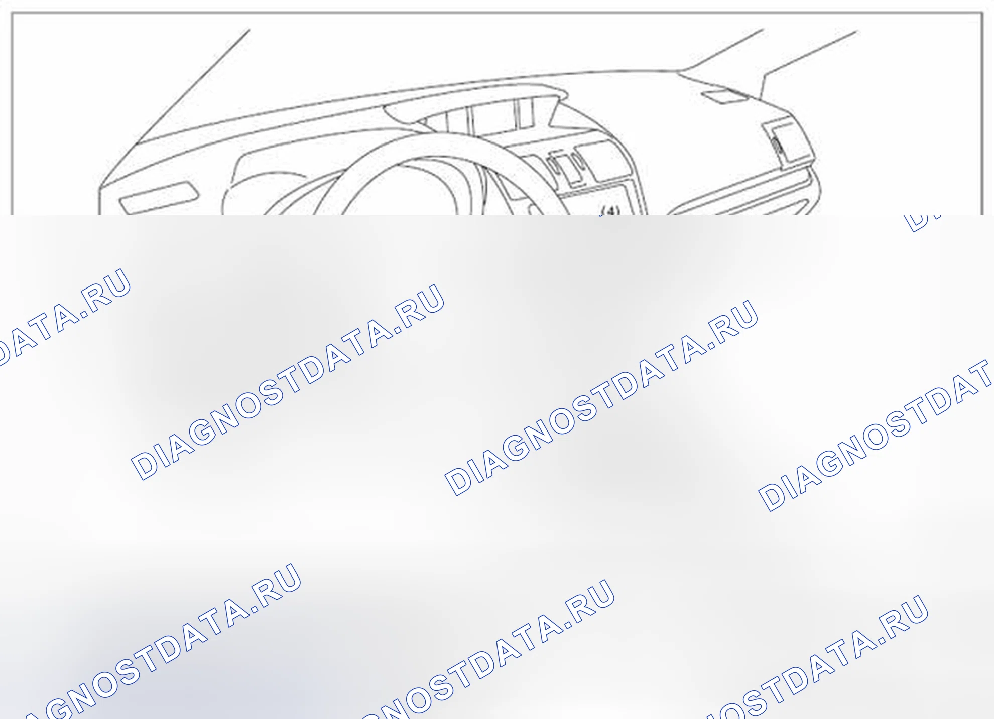 Рис. 1007: МОДЕЛЬ БЕЗ КНОПОЧНОГО ВЫКЛЮЧАТЕЛЯ ЗАЖИГАНИЯ. Subaru Forester SJ