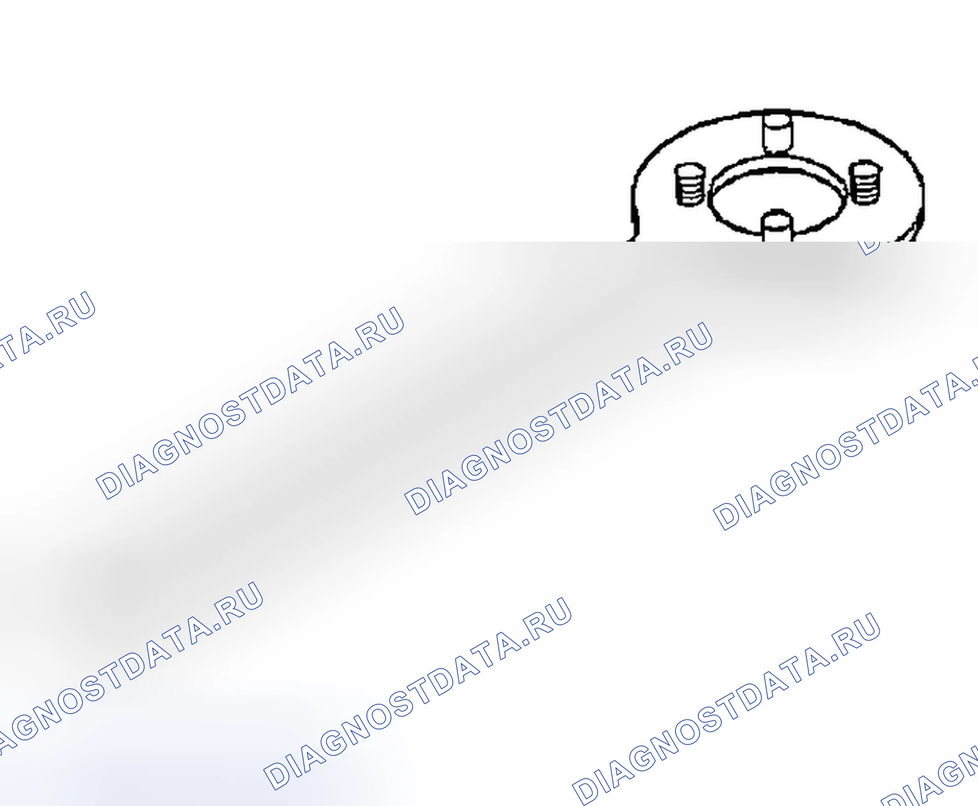 Рис. 345: Держатель 6259. Chrysler Sebring II