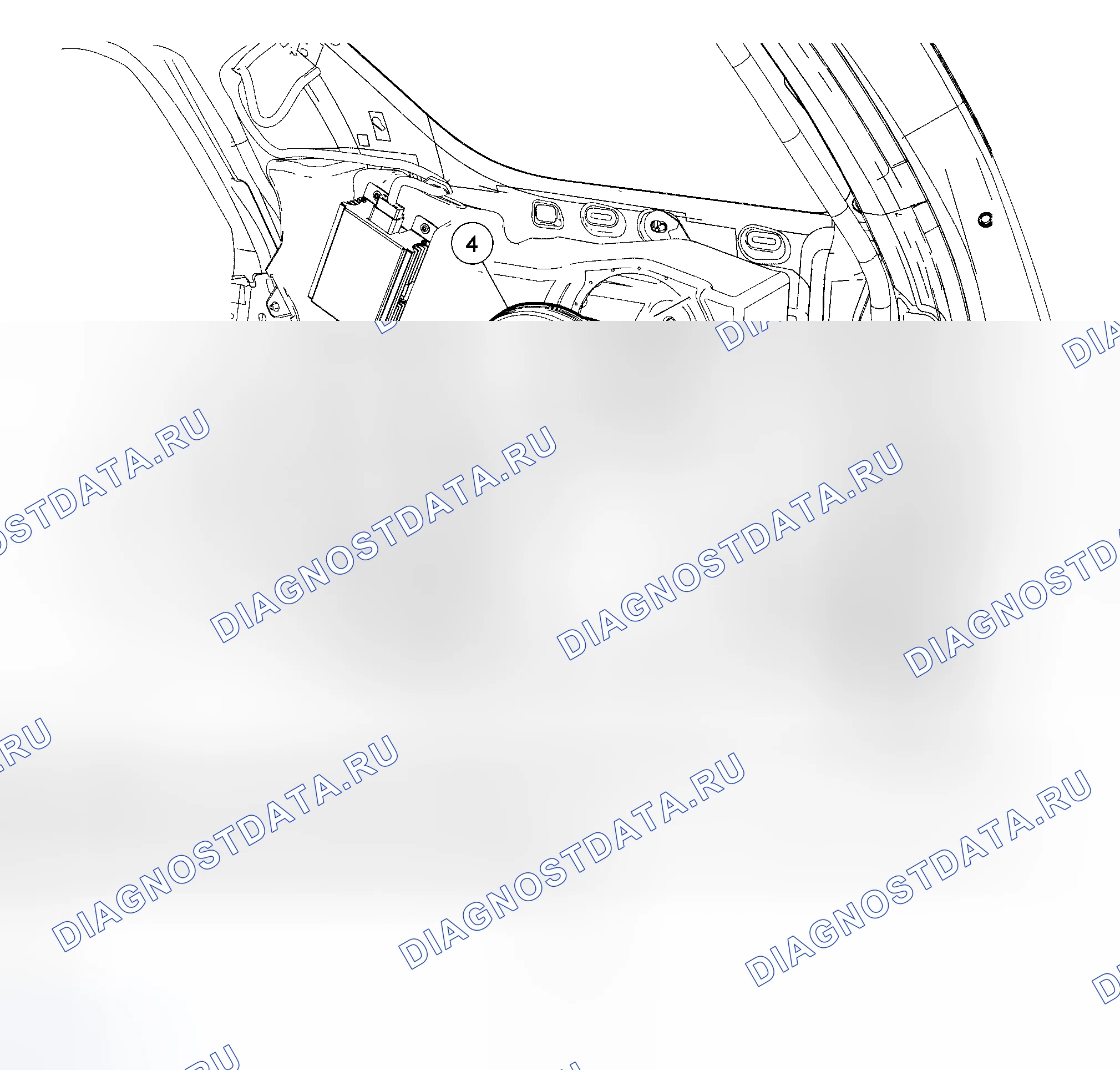 Рис. 42: Динамик сабвуфера. Hyundai Mistra II