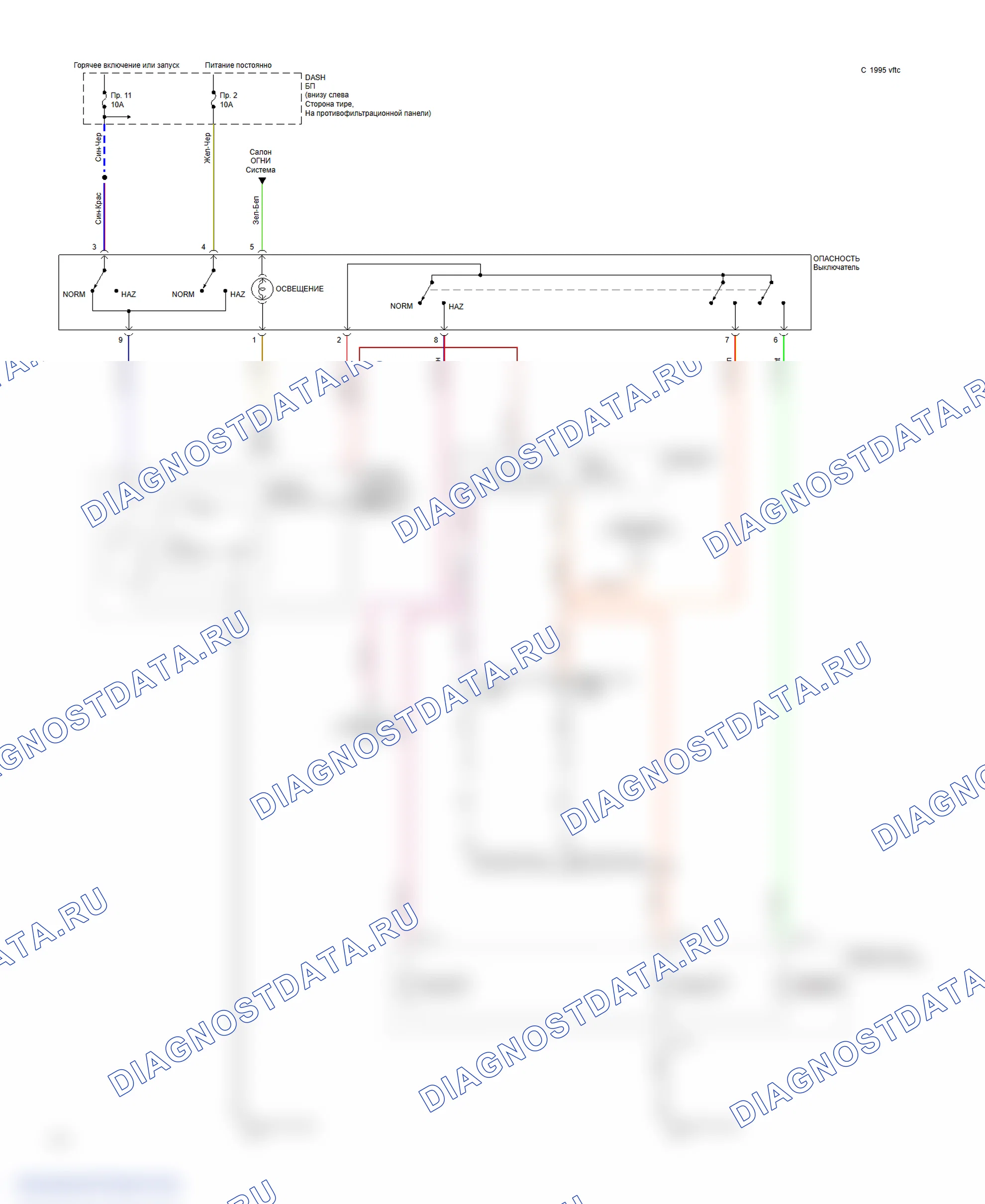 Exterior Light Circuit (2 of 3). Hyundai Sonata III