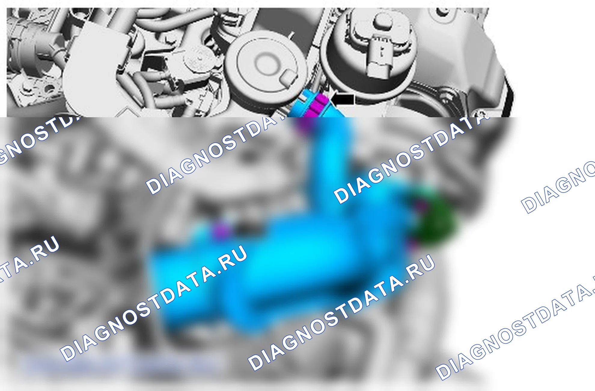 Как снять присоединяемые детали двигателя. Ford Grand C-MAX II рестайлинг
