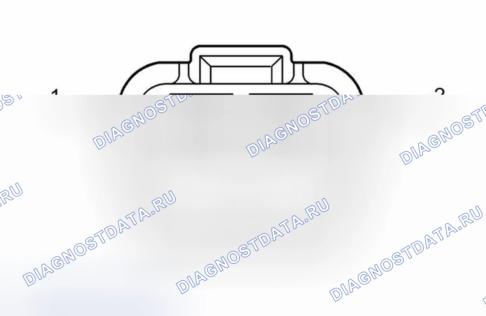Рис. 244: Лампа номерного знака E7. Chevrolet Spark M300