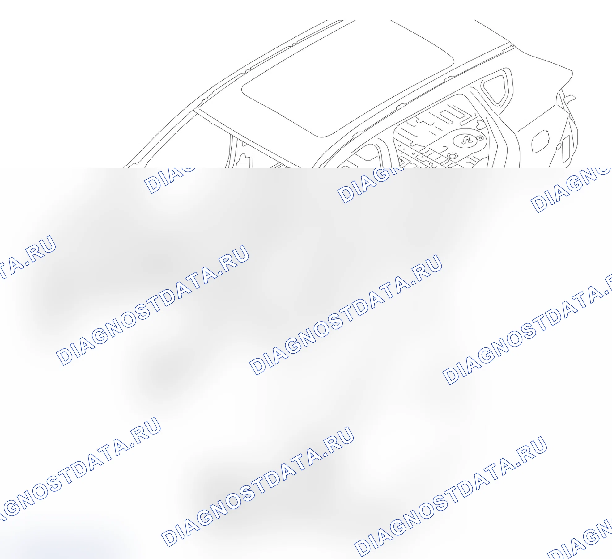 Схема расположения передней двери — Haval H6. Haval H6 III